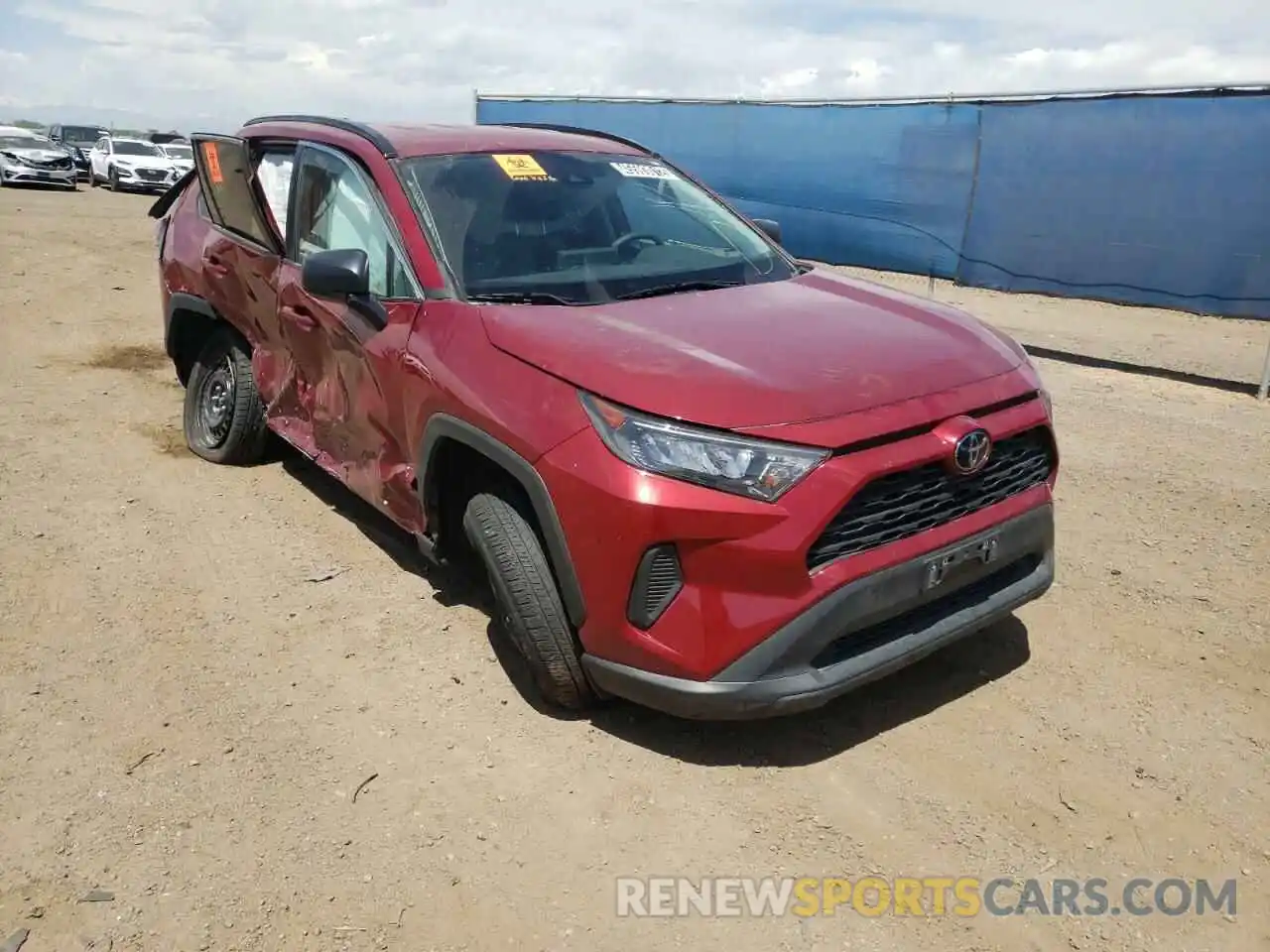 1 Photograph of a damaged car 2T3F1RFV8MW183213 TOYOTA RAV4 2021