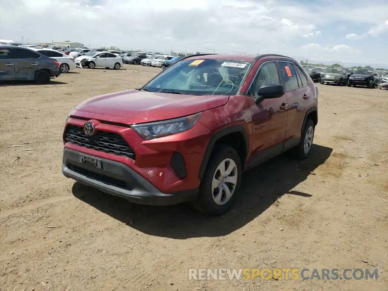 2 Photograph of a damaged car 2T3F1RFV8MW183213 TOYOTA RAV4 2021