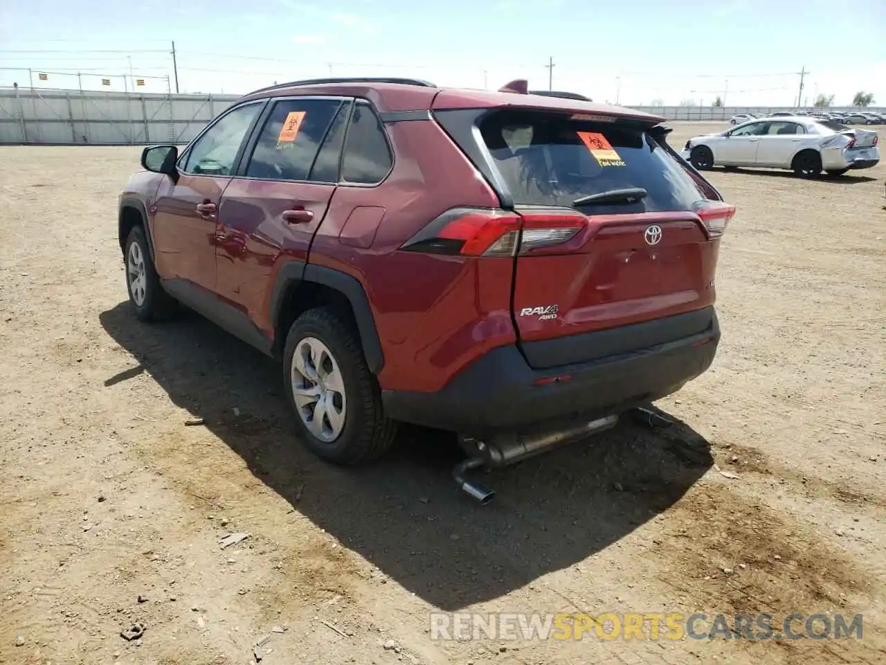 3 Photograph of a damaged car 2T3F1RFV8MW183213 TOYOTA RAV4 2021