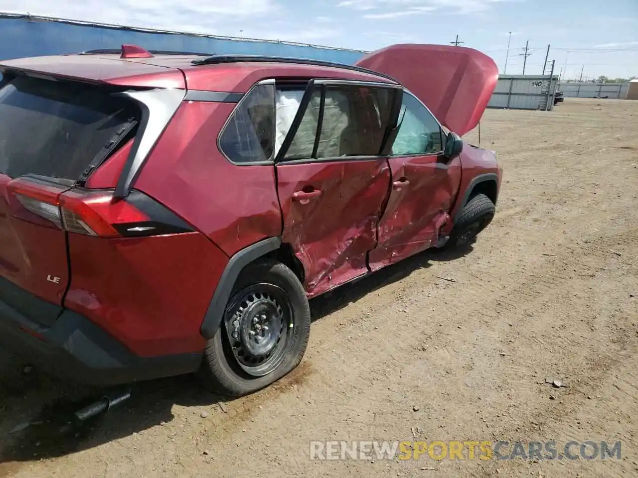 9 Photograph of a damaged car 2T3F1RFV8MW183213 TOYOTA RAV4 2021