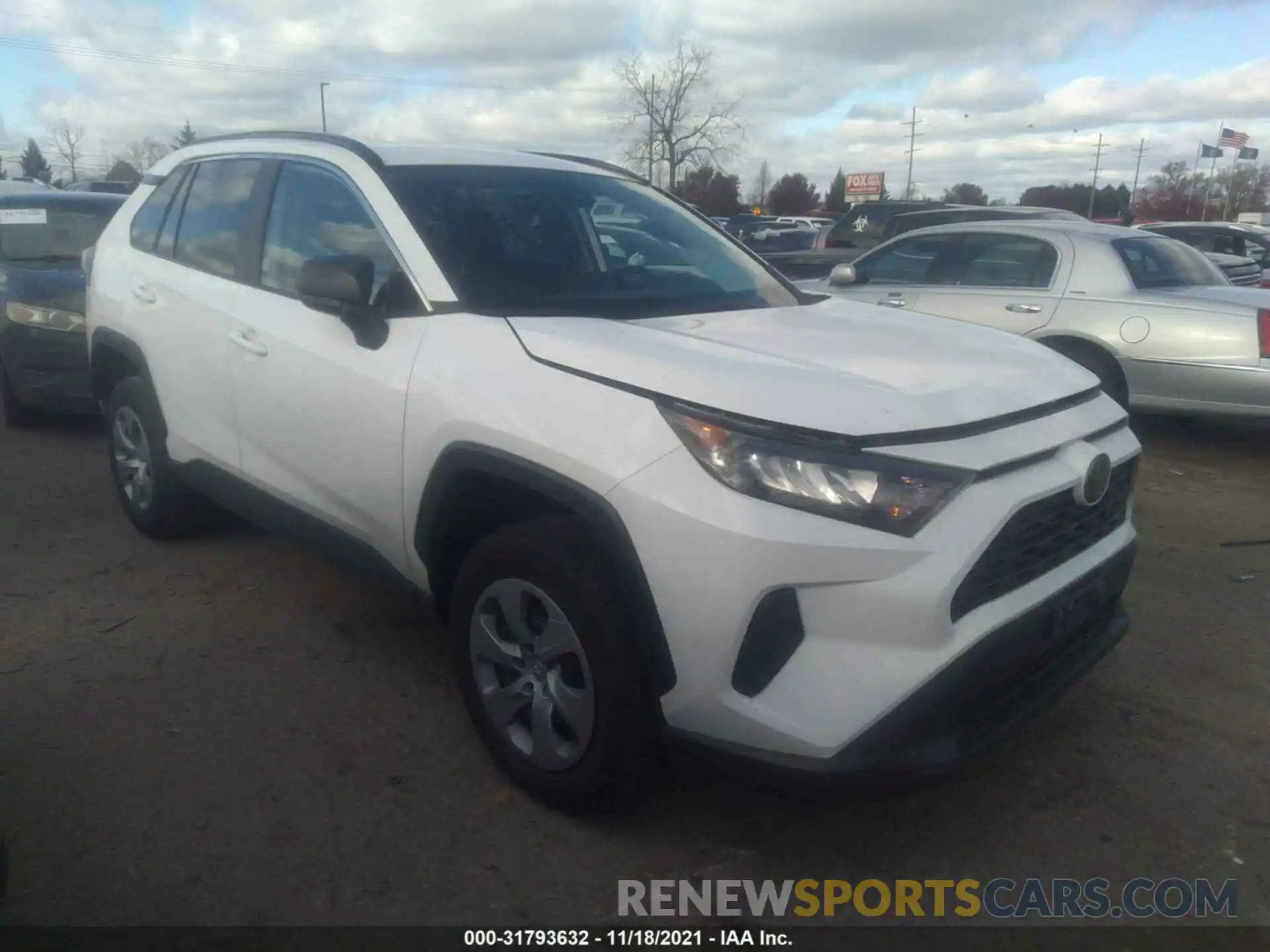 1 Photograph of a damaged car 2T3F1RFV8MW185625 TOYOTA RAV4 2021