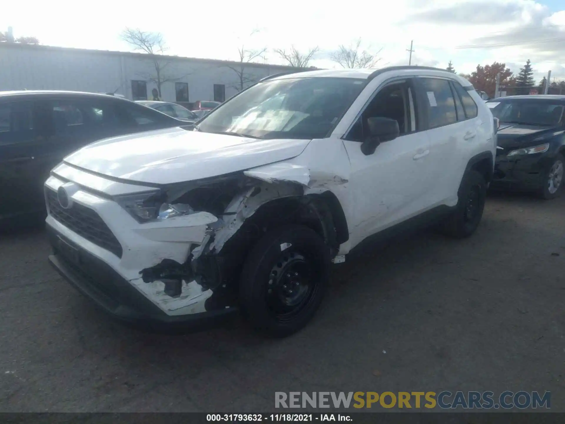 2 Photograph of a damaged car 2T3F1RFV8MW185625 TOYOTA RAV4 2021