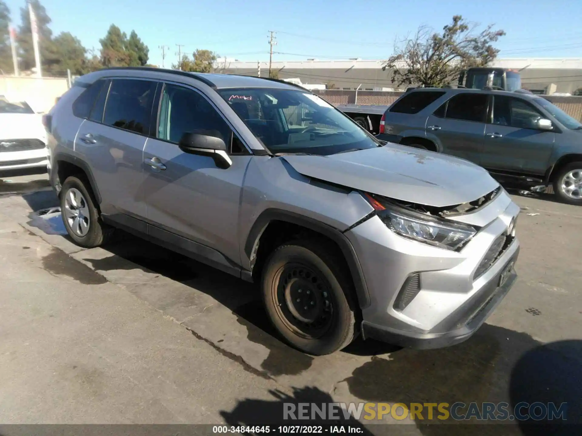 1 Photograph of a damaged car 2T3F1RFV8MW192185 TOYOTA RAV4 2021