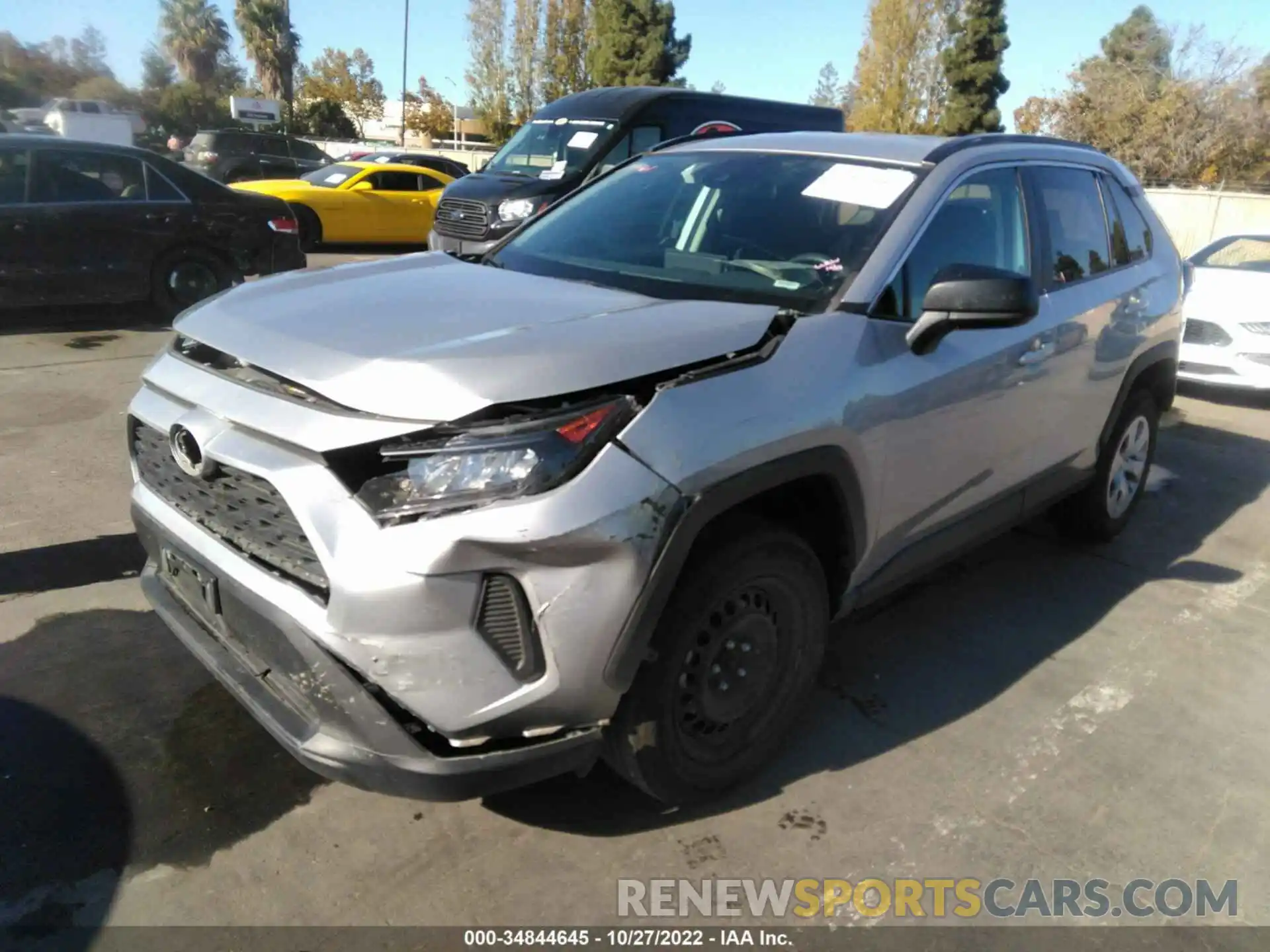 2 Photograph of a damaged car 2T3F1RFV8MW192185 TOYOTA RAV4 2021