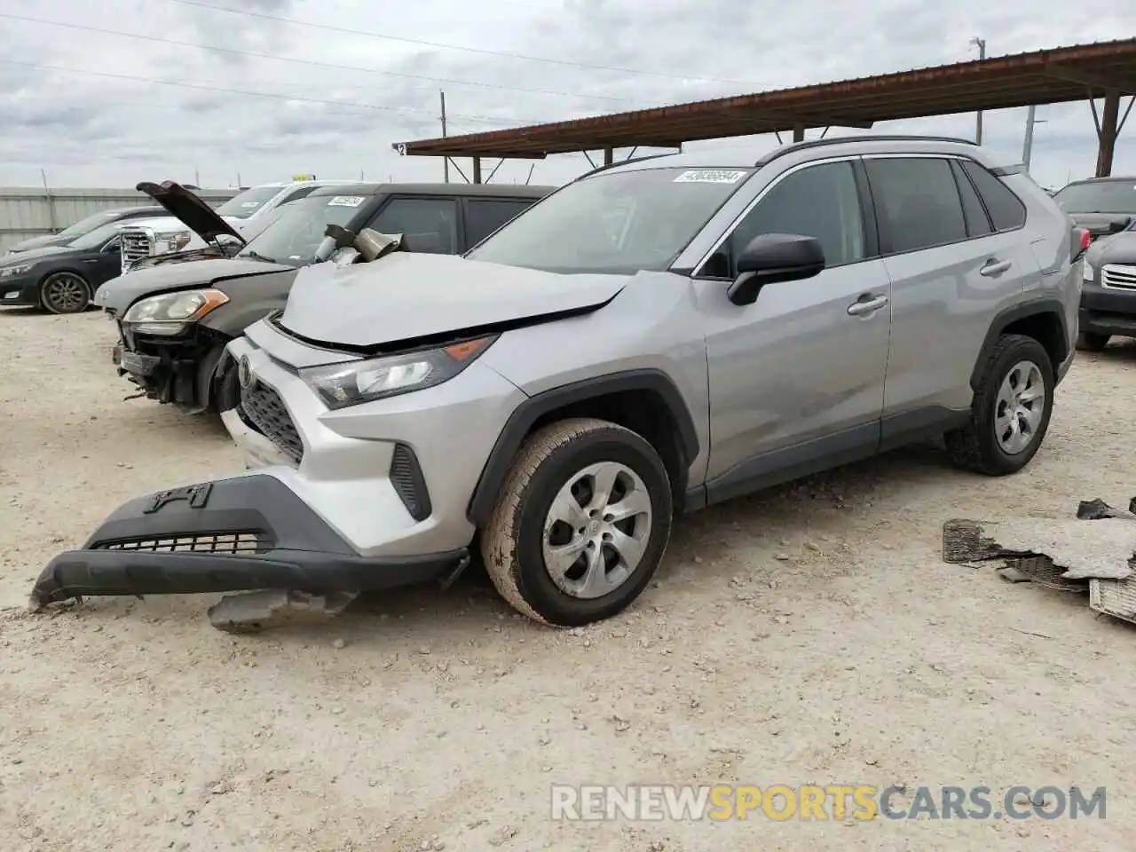 1 Photograph of a damaged car 2T3F1RFV9MC140954 TOYOTA RAV4 2021