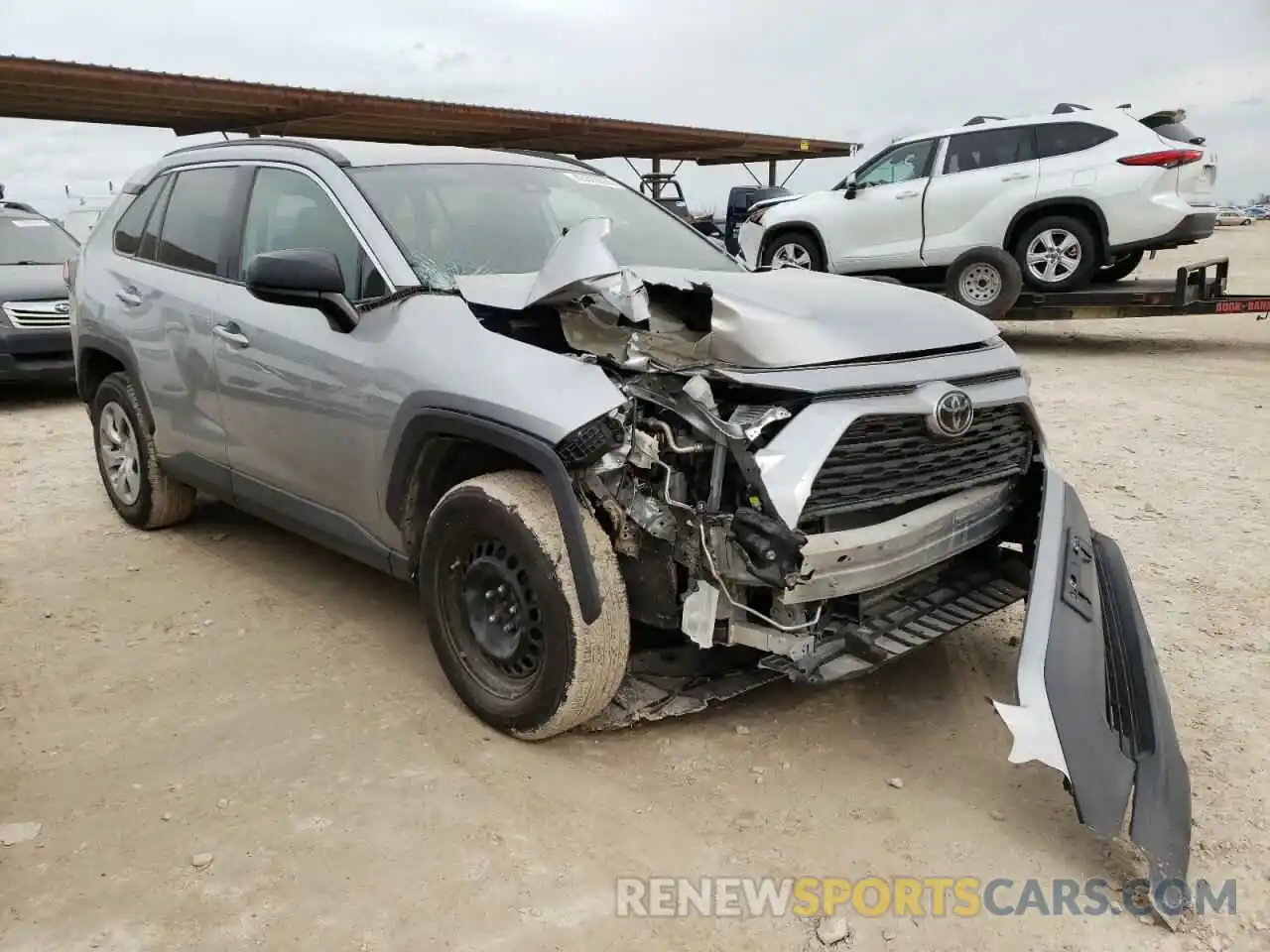 4 Photograph of a damaged car 2T3F1RFV9MC140954 TOYOTA RAV4 2021