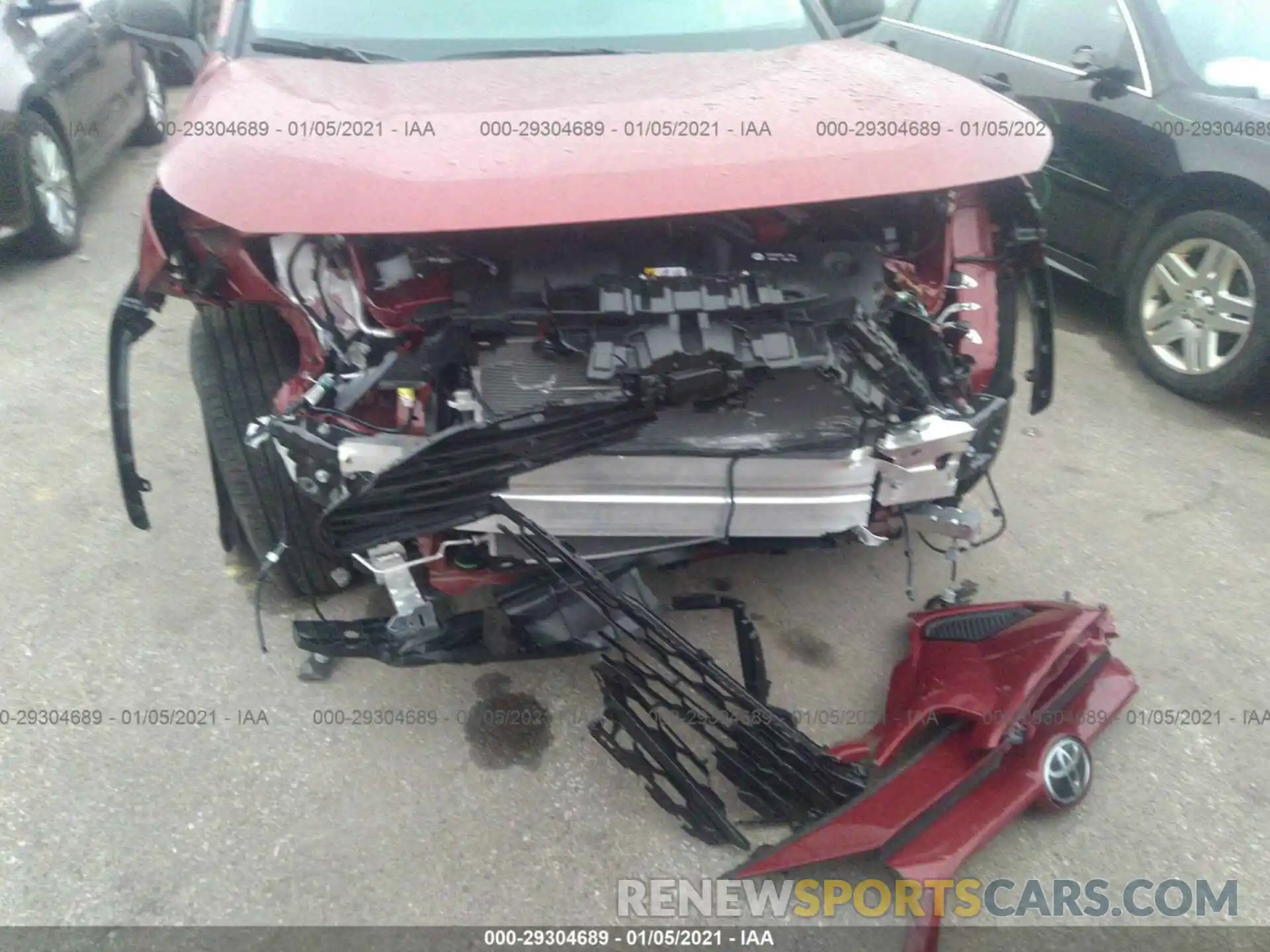 6 Photograph of a damaged car 2T3F1RFV9MC149055 TOYOTA RAV4 2021