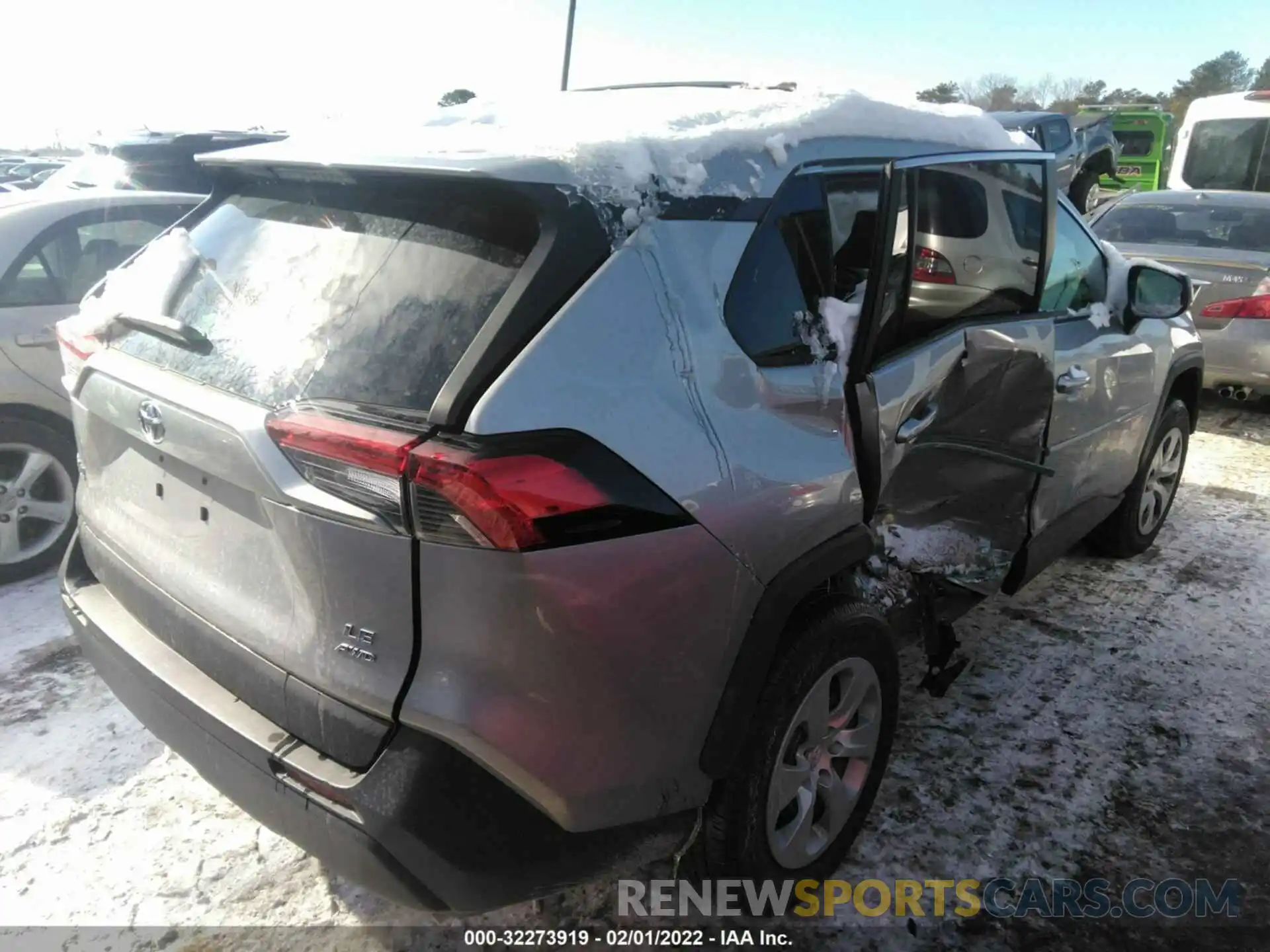 4 Photograph of a damaged car 2T3F1RFV9MC164428 TOYOTA RAV4 2021