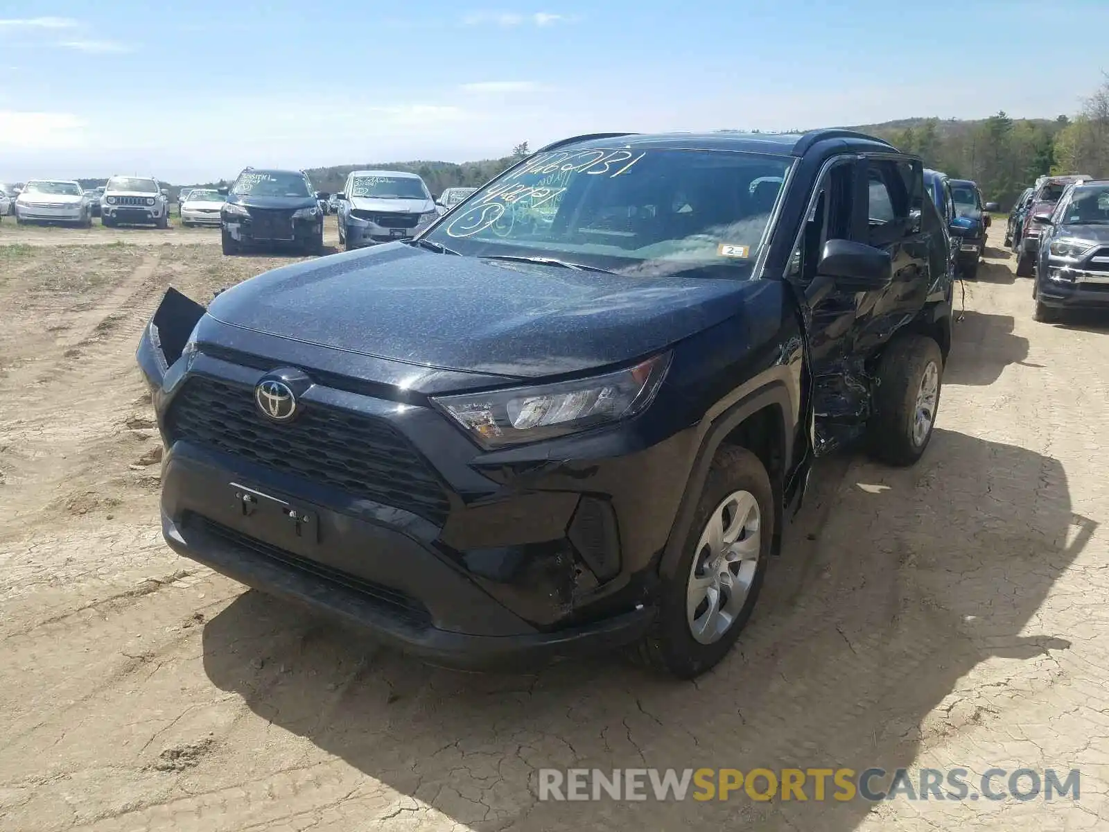 2 Photograph of a damaged car 2T3F1RFV9MC174814 TOYOTA RAV4 2021