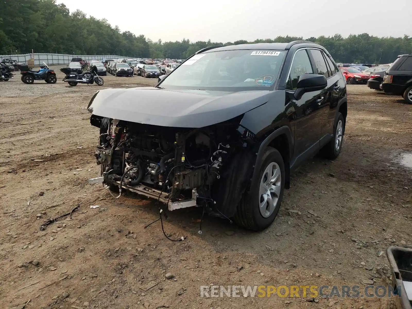 2 Photograph of a damaged car 2T3F1RFV9MC178877 TOYOTA RAV4 2021