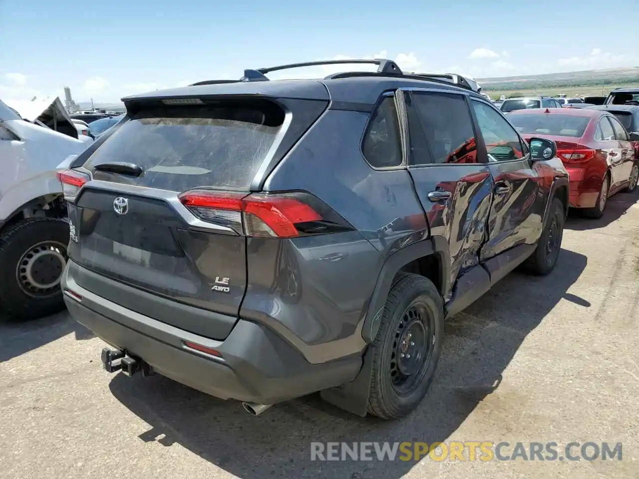 4 Photograph of a damaged car 2T3F1RFV9MC182413 TOYOTA RAV4 2021