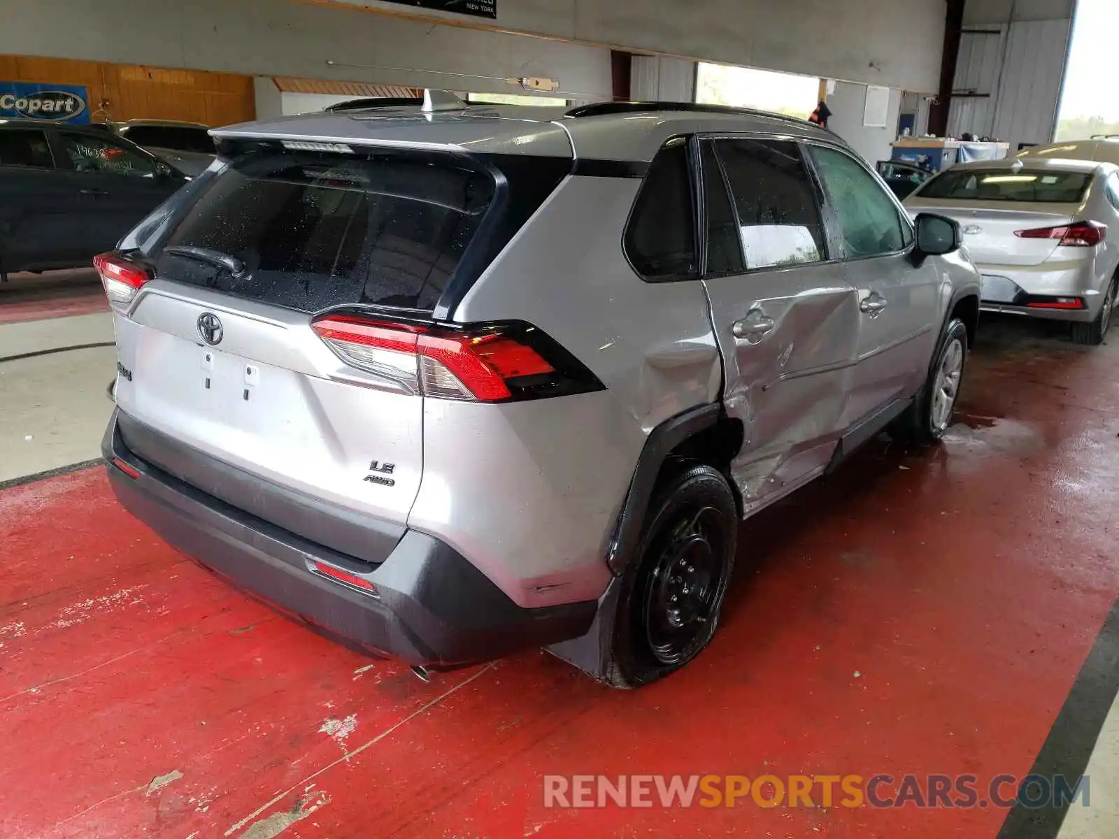 4 Photograph of a damaged car 2T3F1RFV9MC194531 TOYOTA RAV4 2021