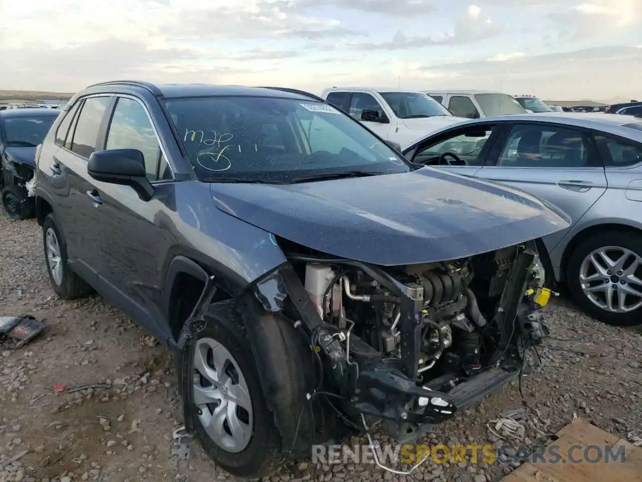 1 Photograph of a damaged car 2T3F1RFV9MC207990 TOYOTA RAV4 2021