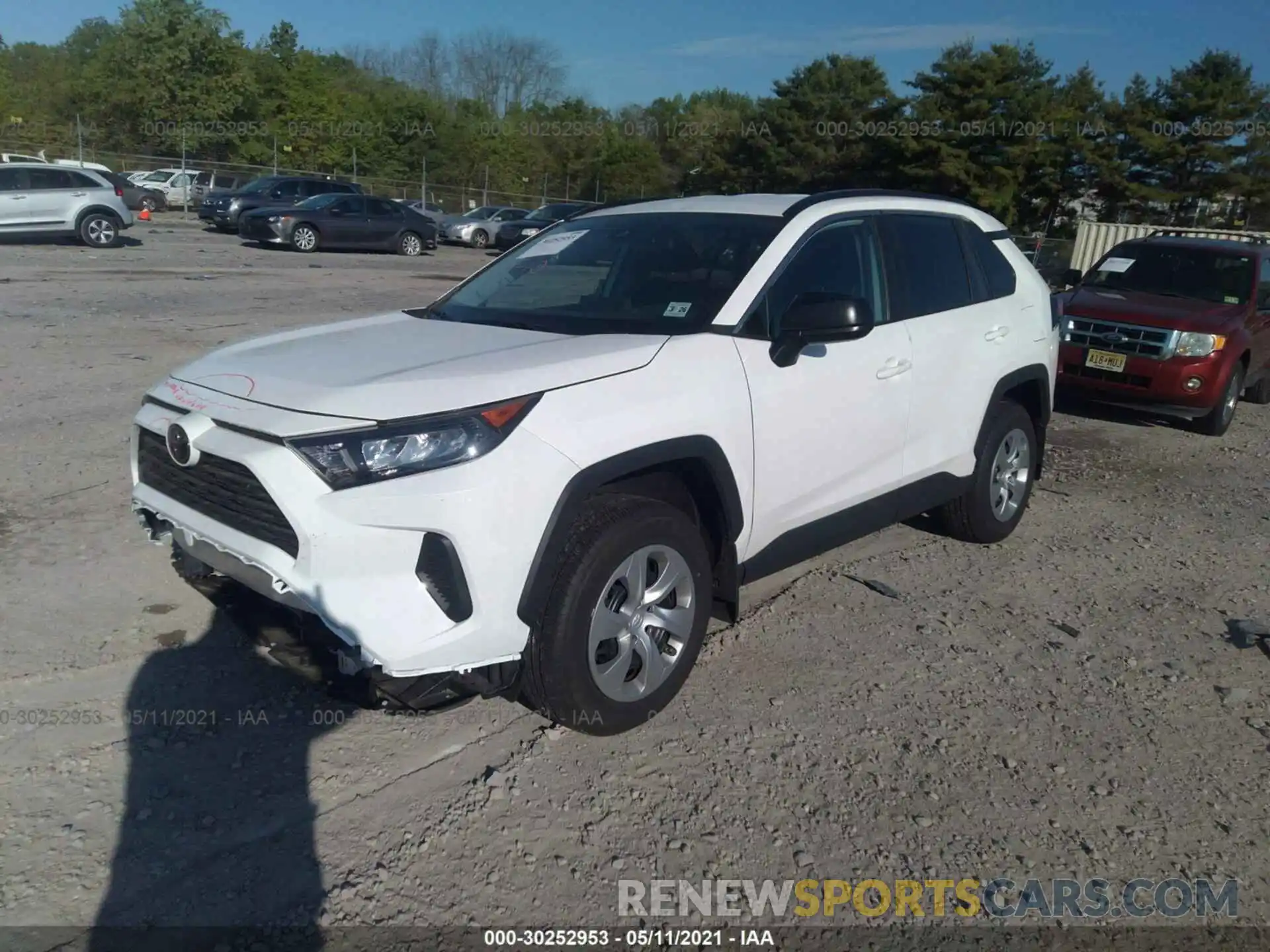 2 Photograph of a damaged car 2T3F1RFV9MW158448 TOYOTA RAV4 2021