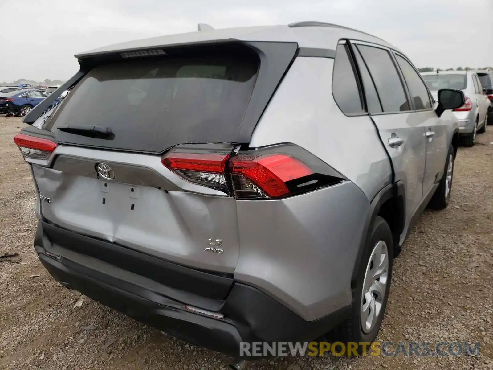 4 Photograph of a damaged car 2T3F1RFV9MW168476 TOYOTA RAV4 2021