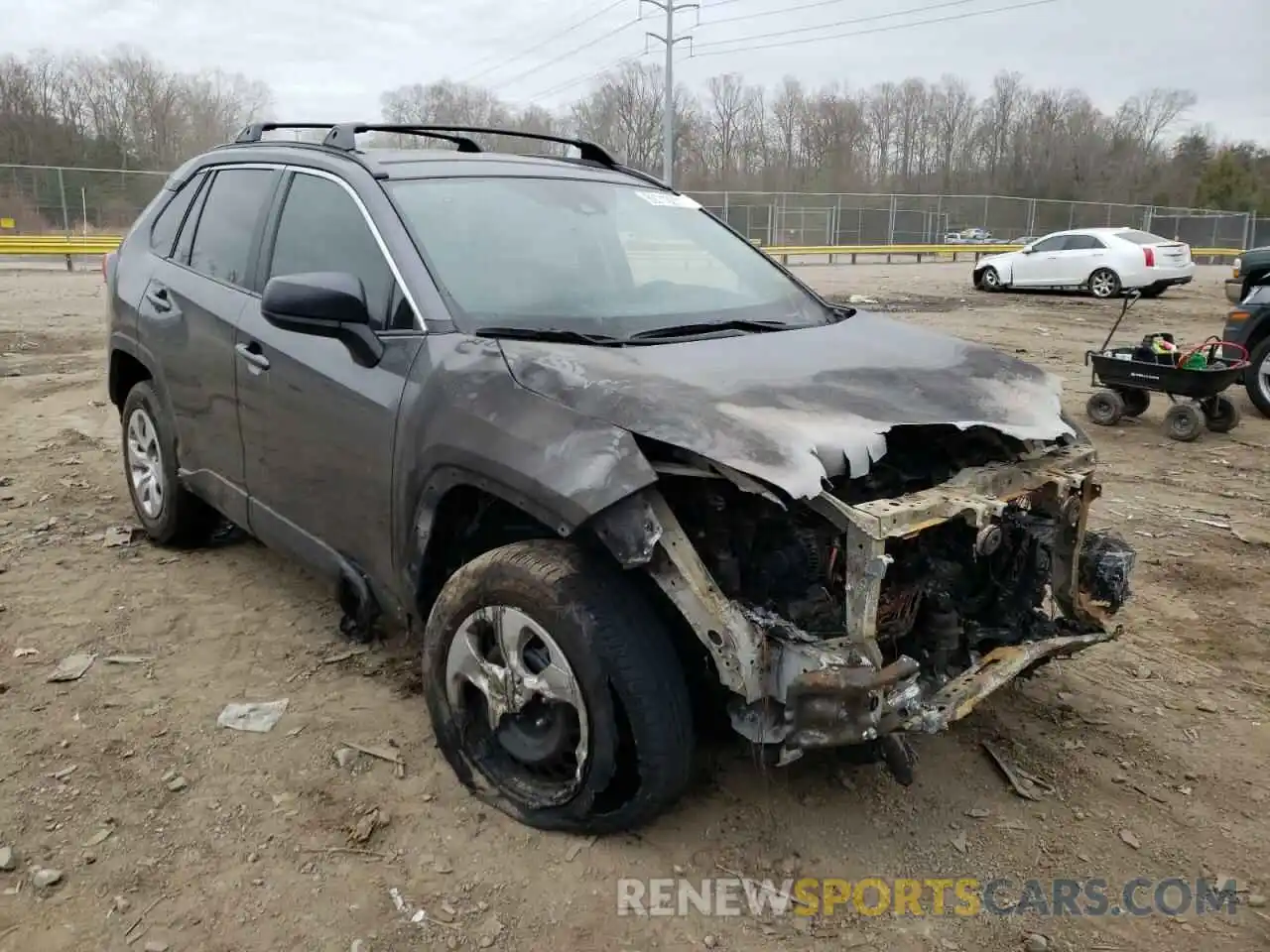 1 Photograph of a damaged car 2T3F1RFV9MW169417 TOYOTA RAV4 2021