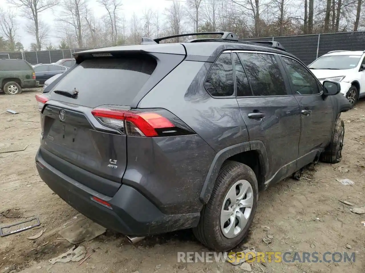 4 Photograph of a damaged car 2T3F1RFV9MW169417 TOYOTA RAV4 2021