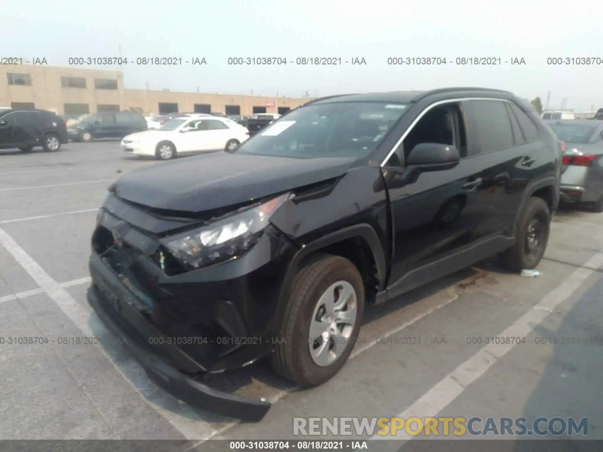 2 Фотография поврежденного автомобиля 2T3F1RFV9MW173242 TOYOTA RAV4 2021