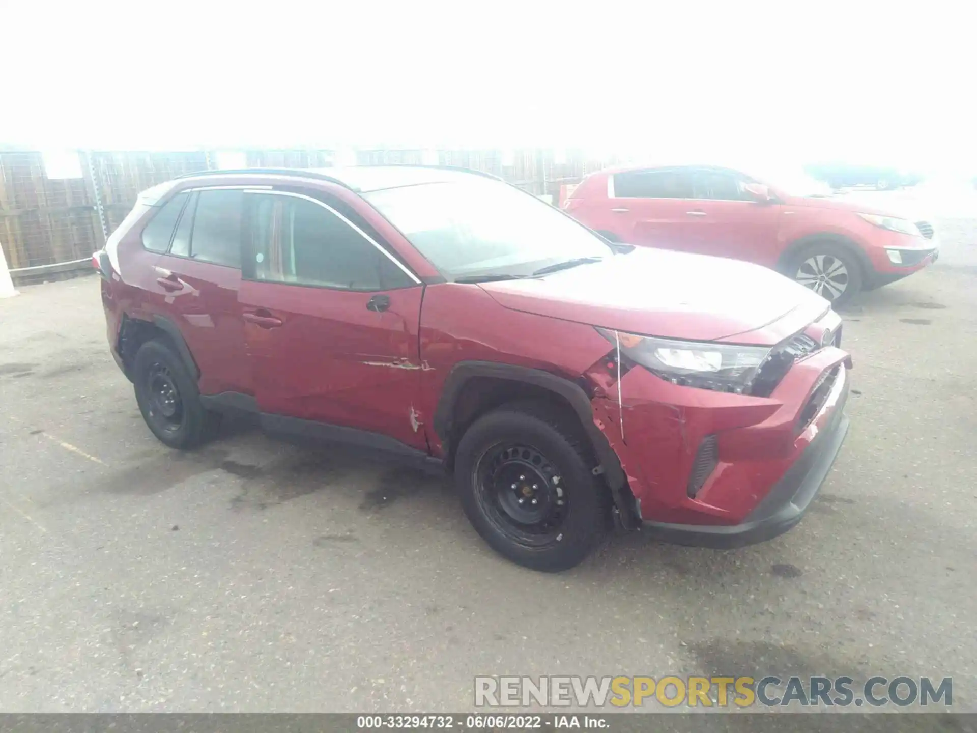 1 Photograph of a damaged car 2T3F1RFV9MW174388 TOYOTA RAV4 2021