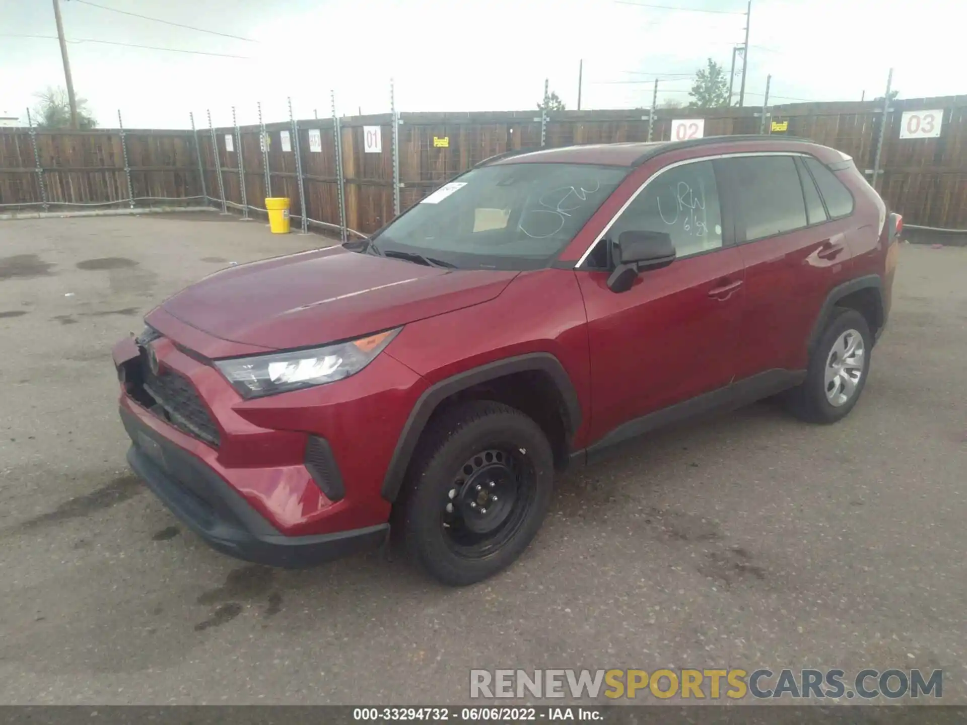 2 Photograph of a damaged car 2T3F1RFV9MW174388 TOYOTA RAV4 2021