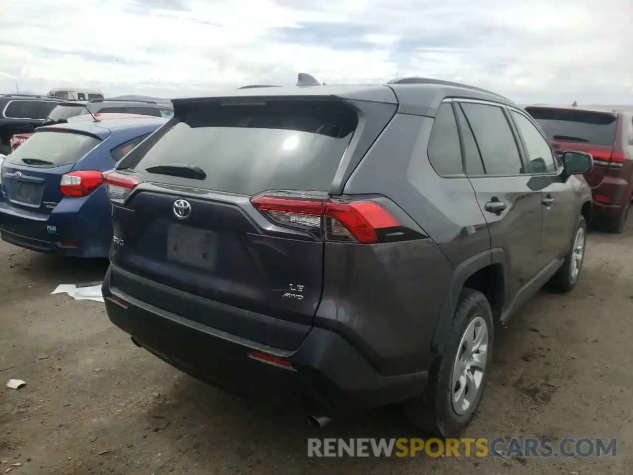 4 Photograph of a damaged car 2T3F1RFV9MW174441 TOYOTA RAV4 2021