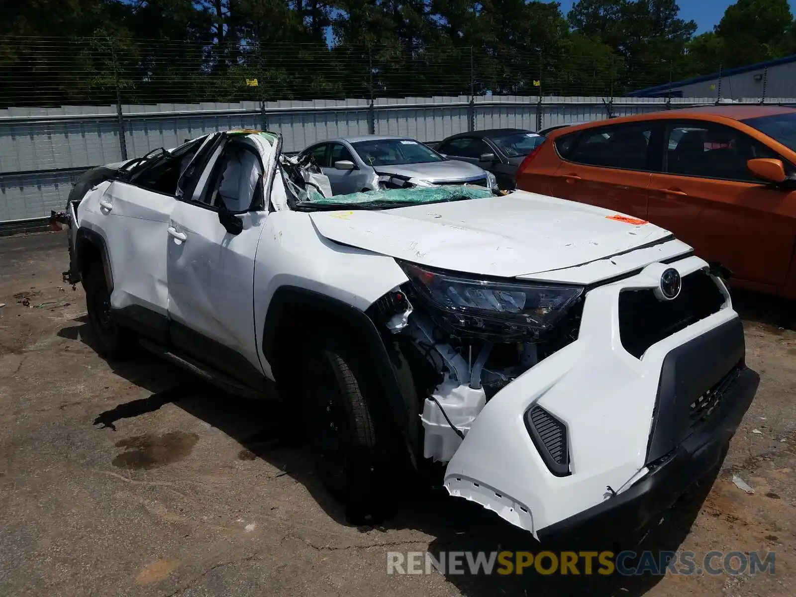 1 Photograph of a damaged car 2T3F1RFV9MW179073 TOYOTA RAV4 2021