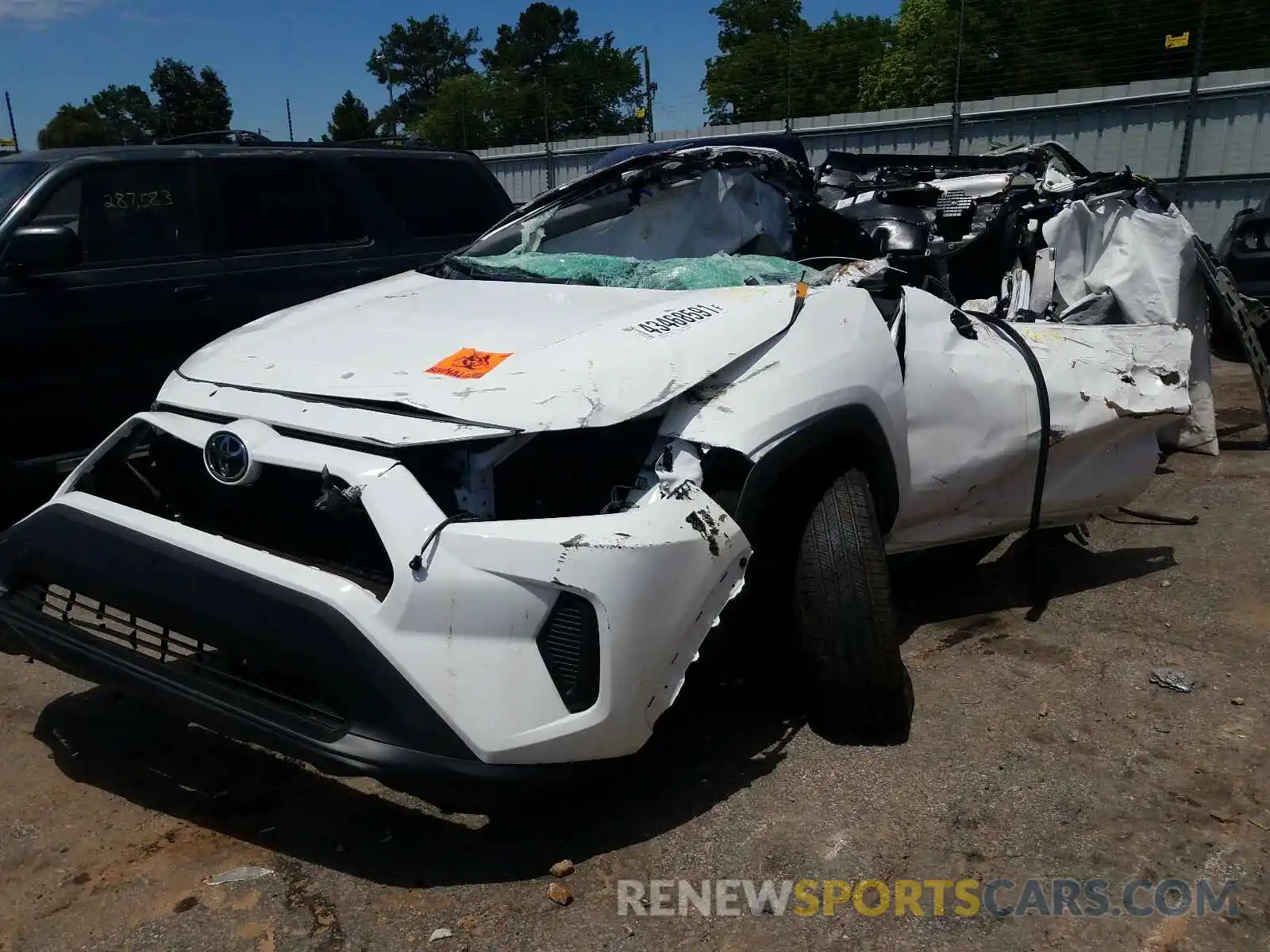 2 Photograph of a damaged car 2T3F1RFV9MW179073 TOYOTA RAV4 2021