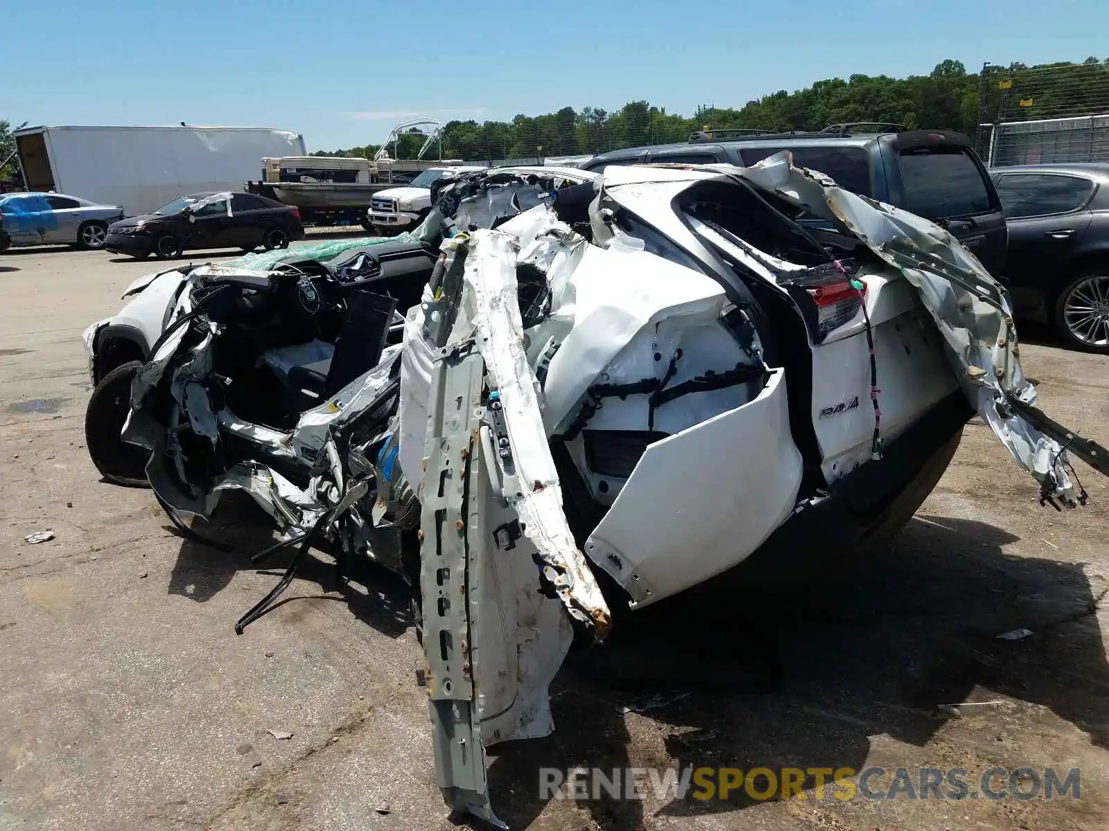 3 Photograph of a damaged car 2T3F1RFV9MW179073 TOYOTA RAV4 2021