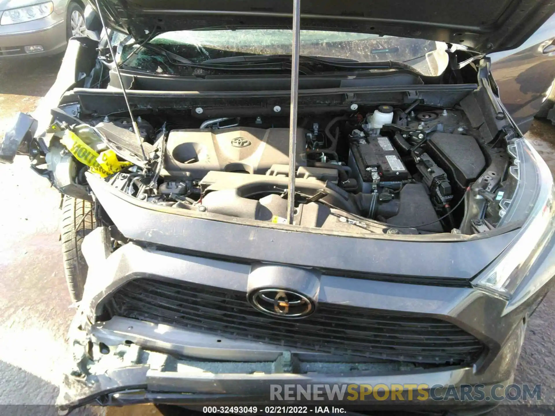 10 Photograph of a damaged car 2T3F1RFV9MW183740 TOYOTA RAV4 2021