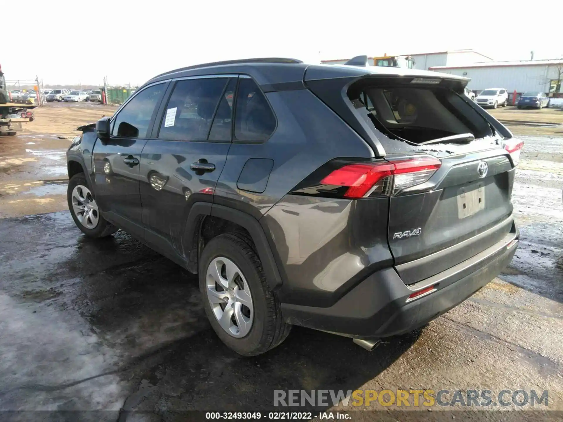 3 Photograph of a damaged car 2T3F1RFV9MW183740 TOYOTA RAV4 2021