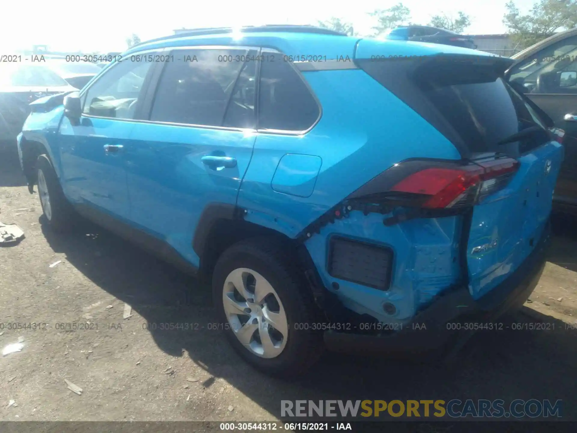 3 Photograph of a damaged car 2T3F1RFV9MW190087 TOYOTA RAV4 2021