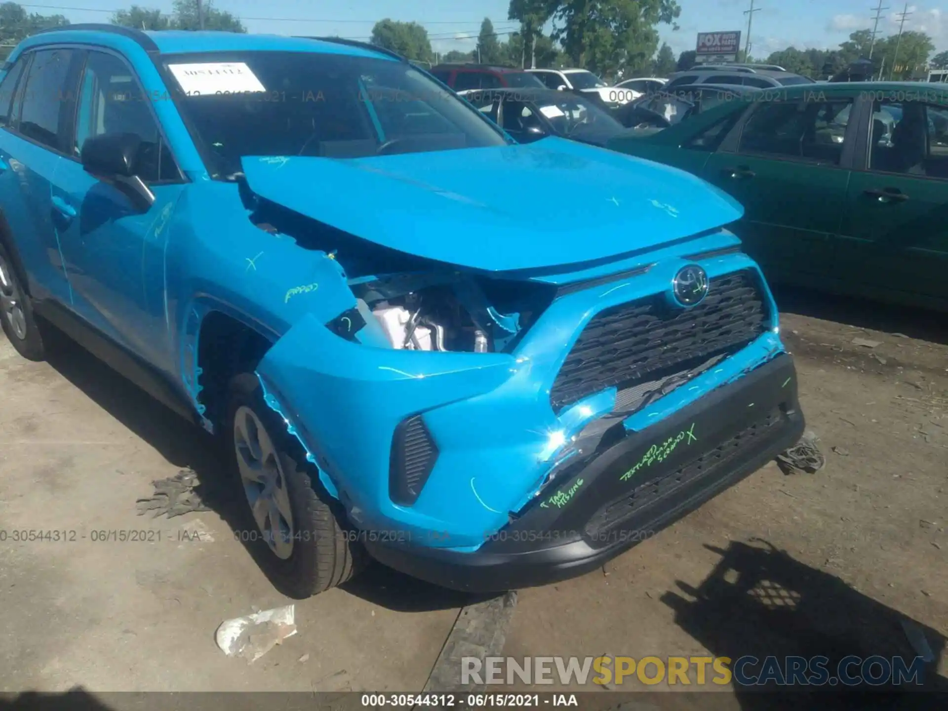 6 Photograph of a damaged car 2T3F1RFV9MW190087 TOYOTA RAV4 2021