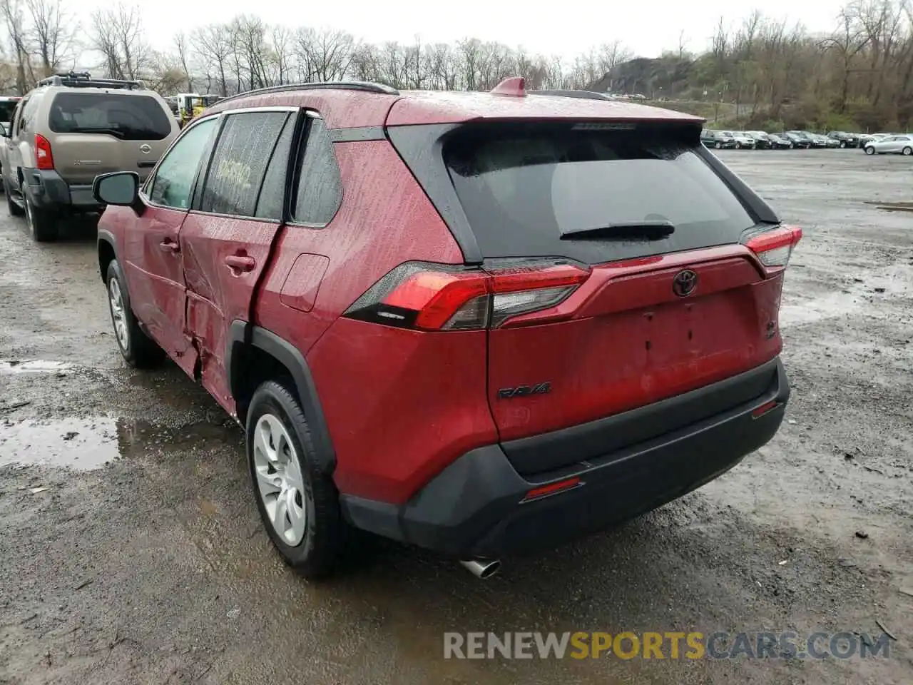 3 Photograph of a damaged car 2T3F1RFV9MW199727 TOYOTA RAV4 2021