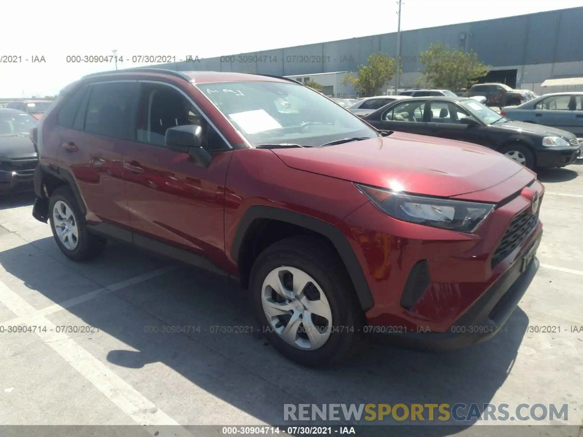 1 Photograph of a damaged car 2T3F1RFV9MW202285 TOYOTA RAV4 2021