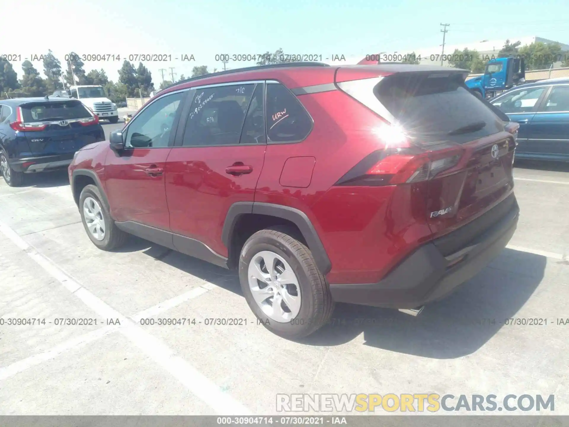 3 Photograph of a damaged car 2T3F1RFV9MW202285 TOYOTA RAV4 2021