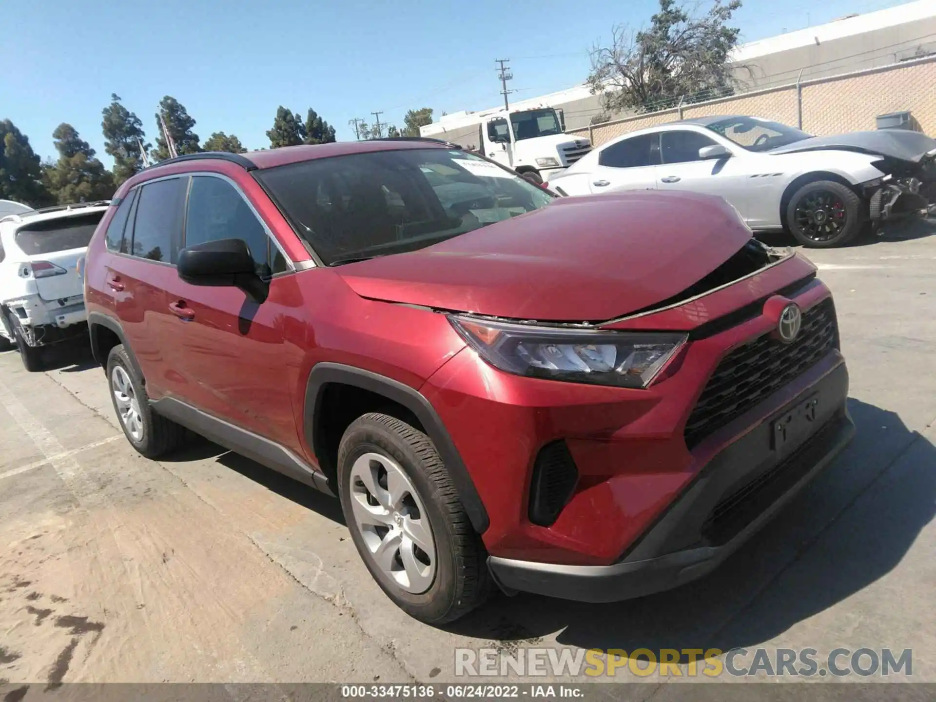 1 Photograph of a damaged car 2T3F1RFV9MW205509 TOYOTA RAV4 2021