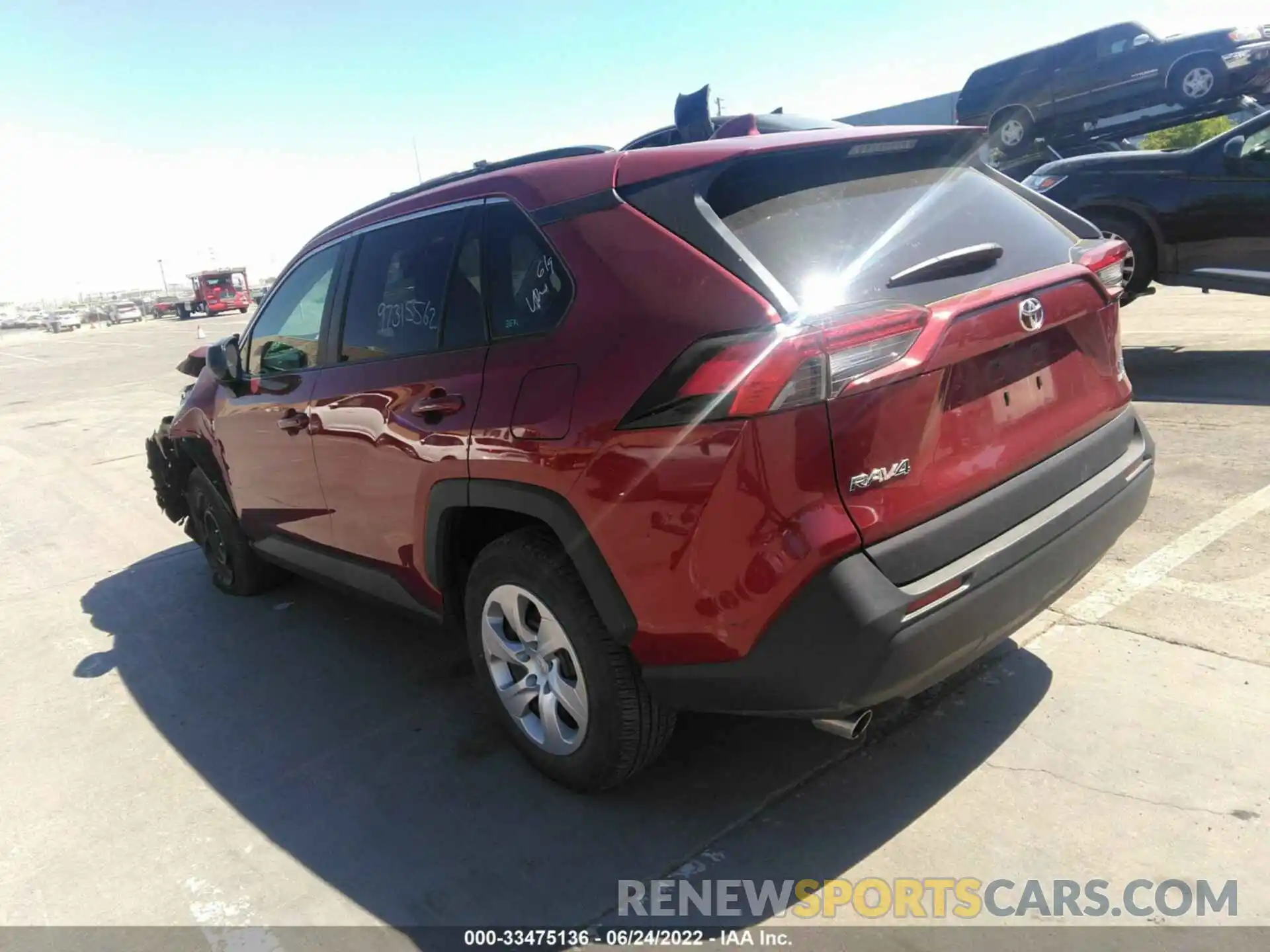 3 Photograph of a damaged car 2T3F1RFV9MW205509 TOYOTA RAV4 2021