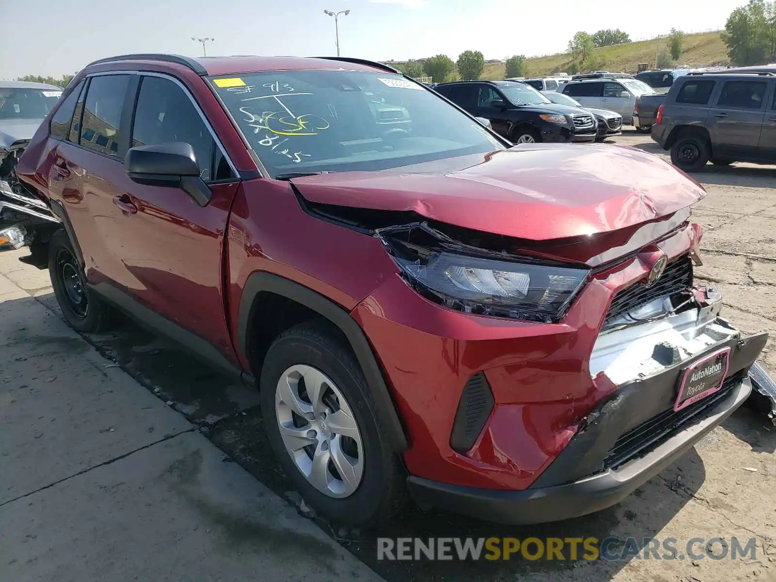 1 Photograph of a damaged car 2T3F1RFV9MW220964 TOYOTA RAV4 2021