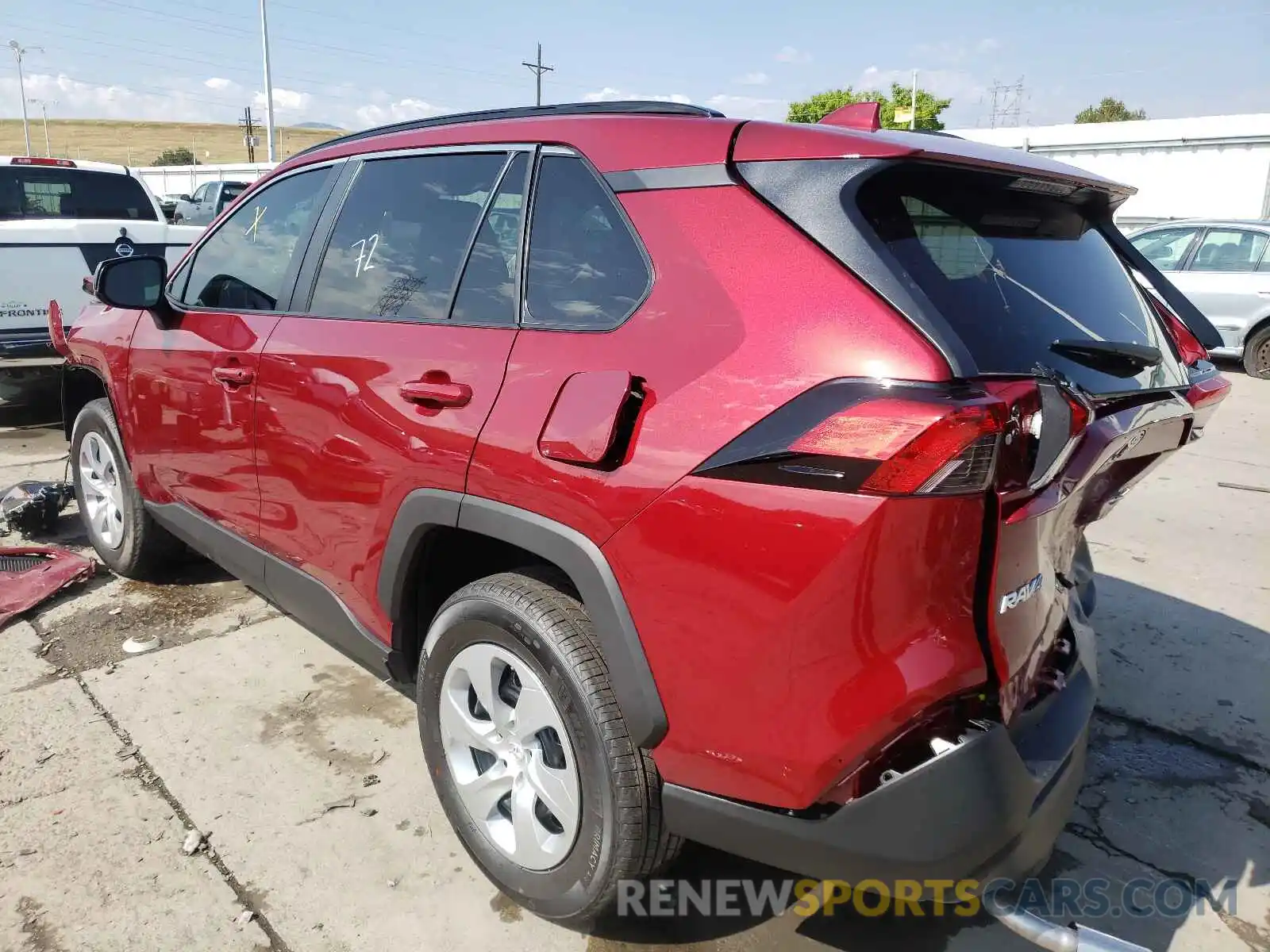 3 Photograph of a damaged car 2T3F1RFV9MW220964 TOYOTA RAV4 2021