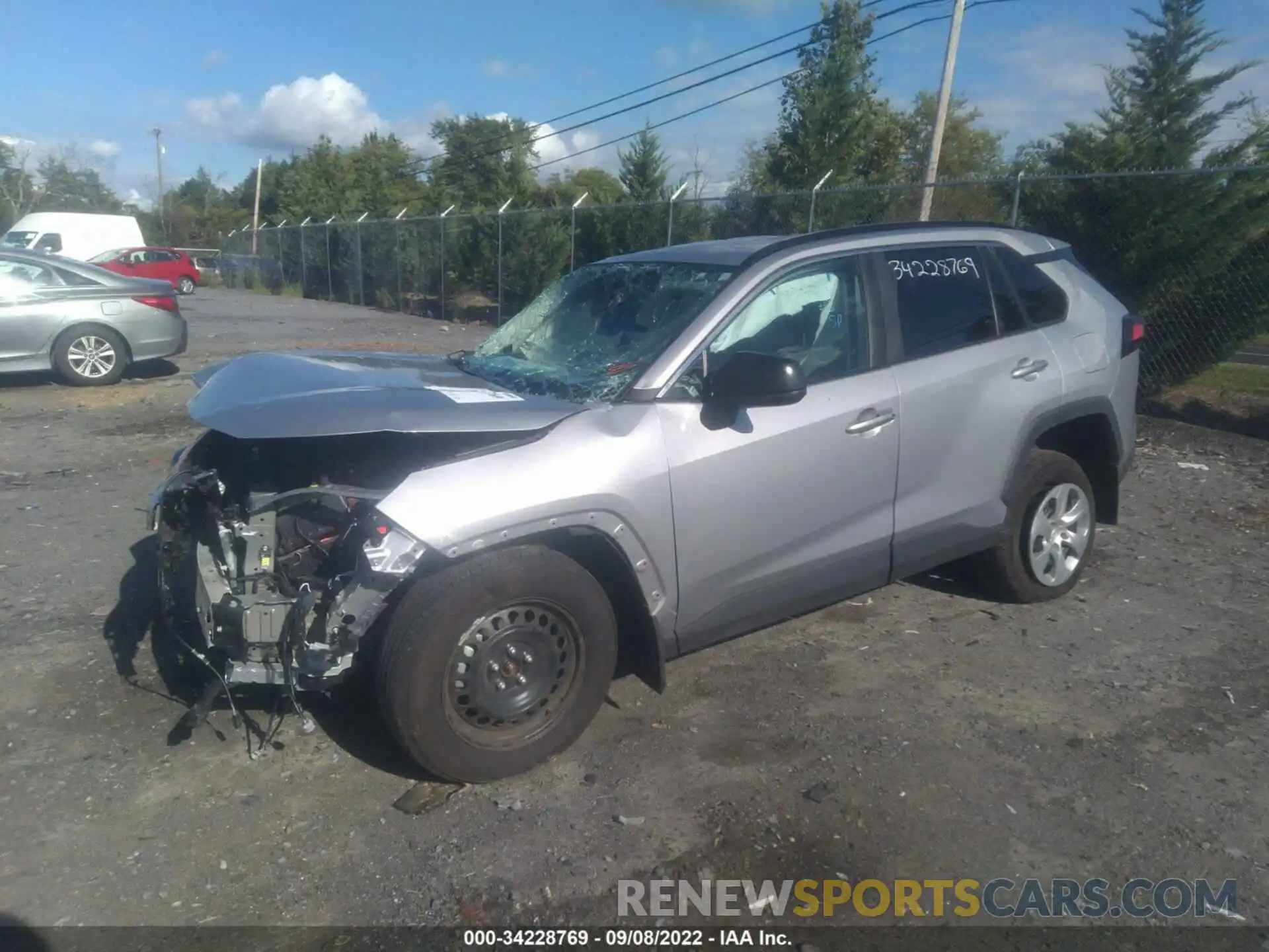 2 Photograph of a damaged car 2T3F1RFV9MW227719 TOYOTA RAV4 2021