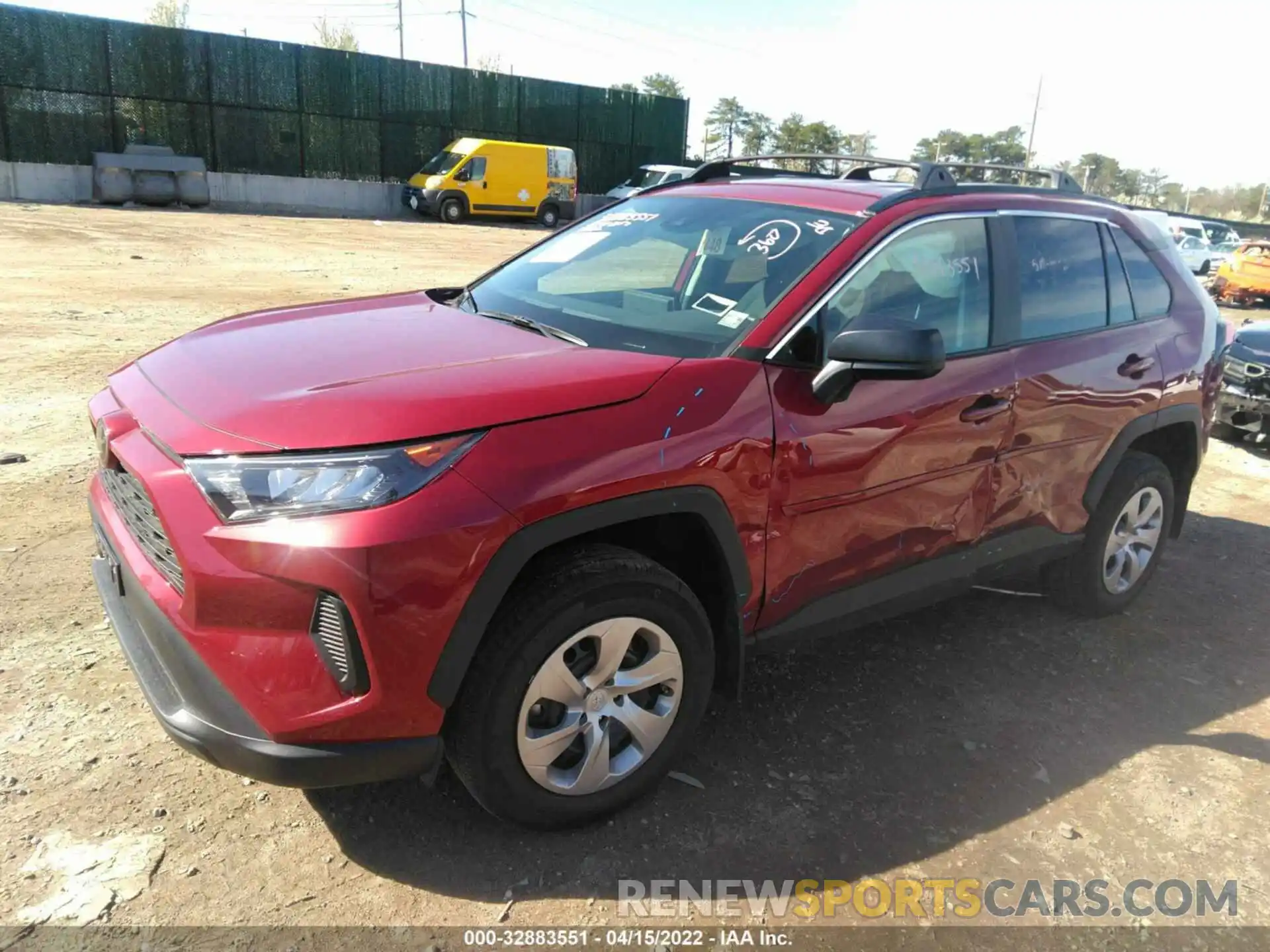 2 Photograph of a damaged car 2T3F1RFV9MW235576 TOYOTA RAV4 2021