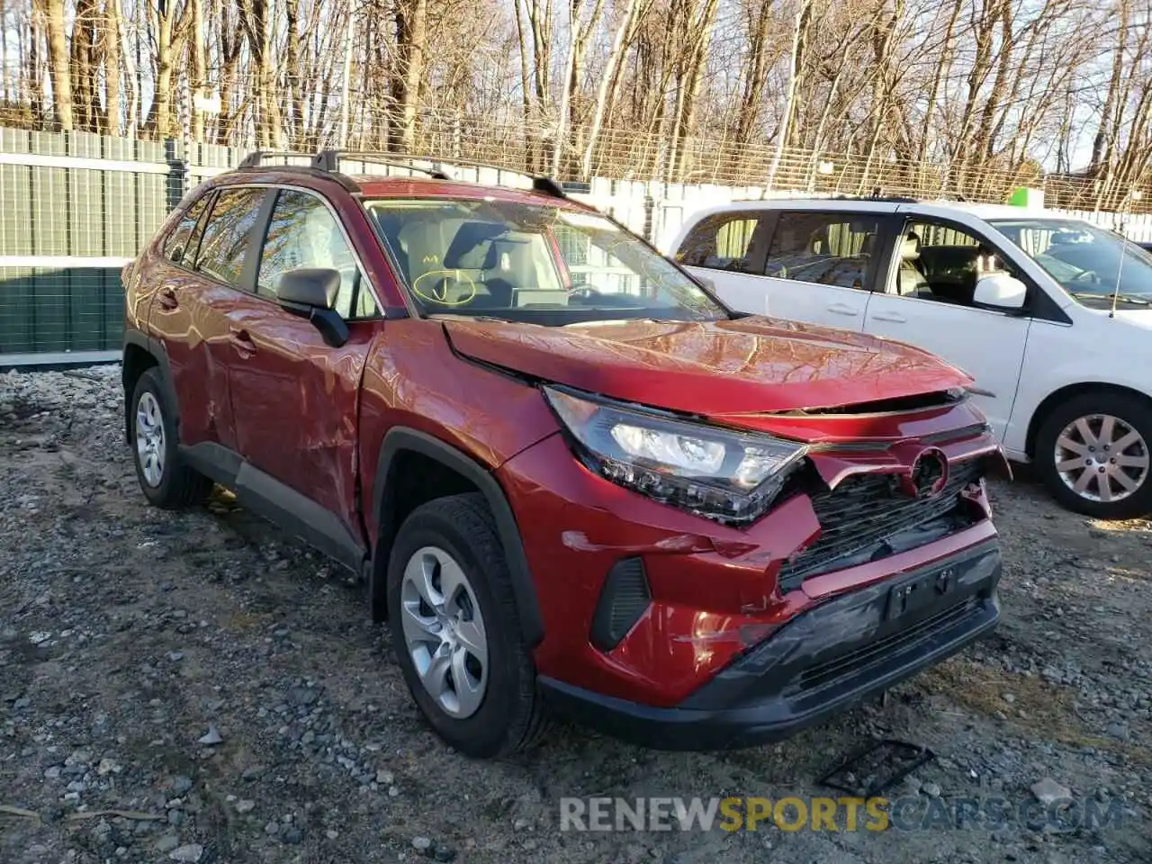 1 Photograph of a damaged car 2T3F1RFV9MW235951 TOYOTA RAV4 2021