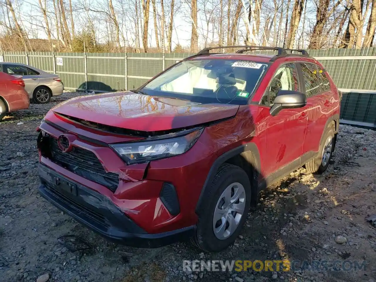 2 Photograph of a damaged car 2T3F1RFV9MW235951 TOYOTA RAV4 2021