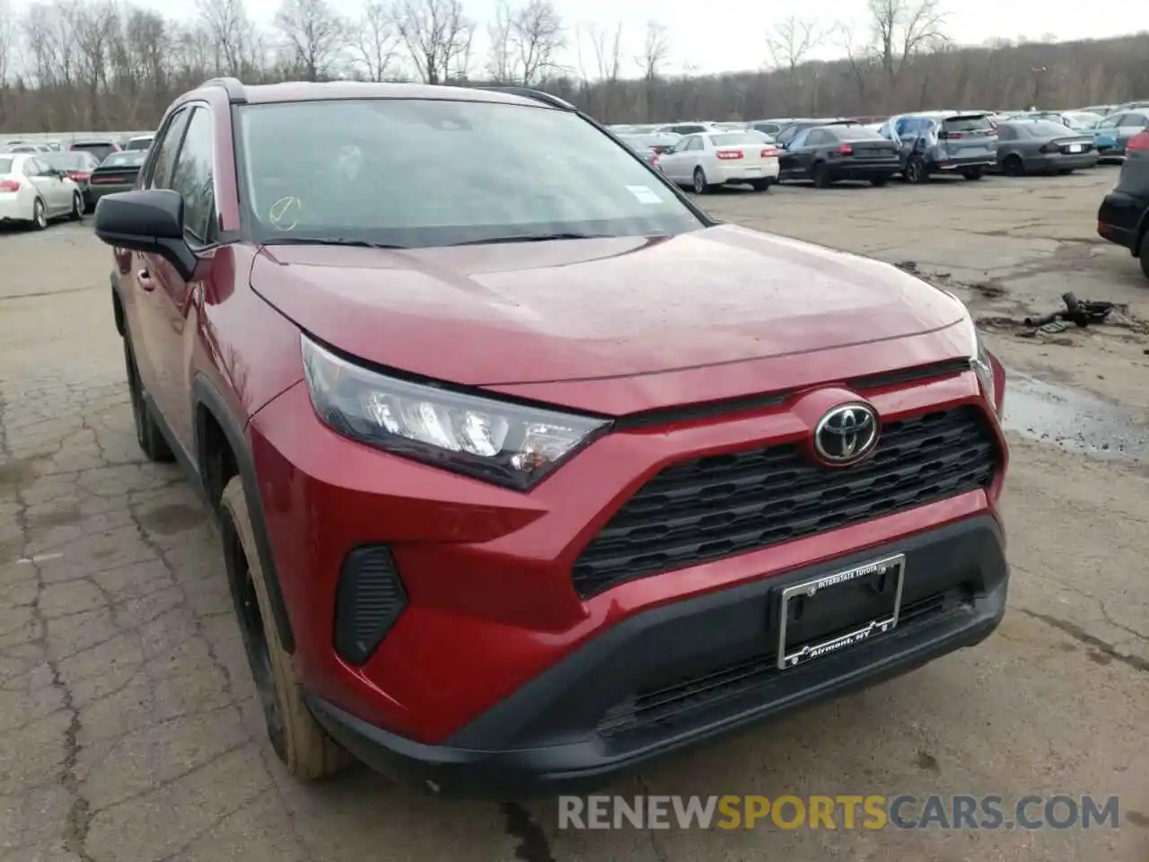 1 Photograph of a damaged car 2T3F1RFV9MW243502 TOYOTA RAV4 2021