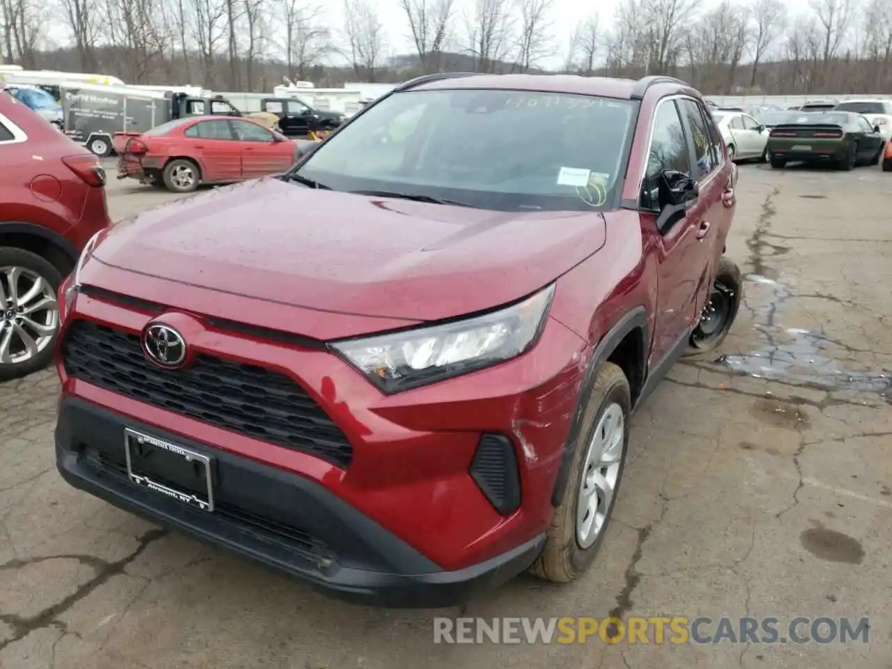 2 Photograph of a damaged car 2T3F1RFV9MW243502 TOYOTA RAV4 2021