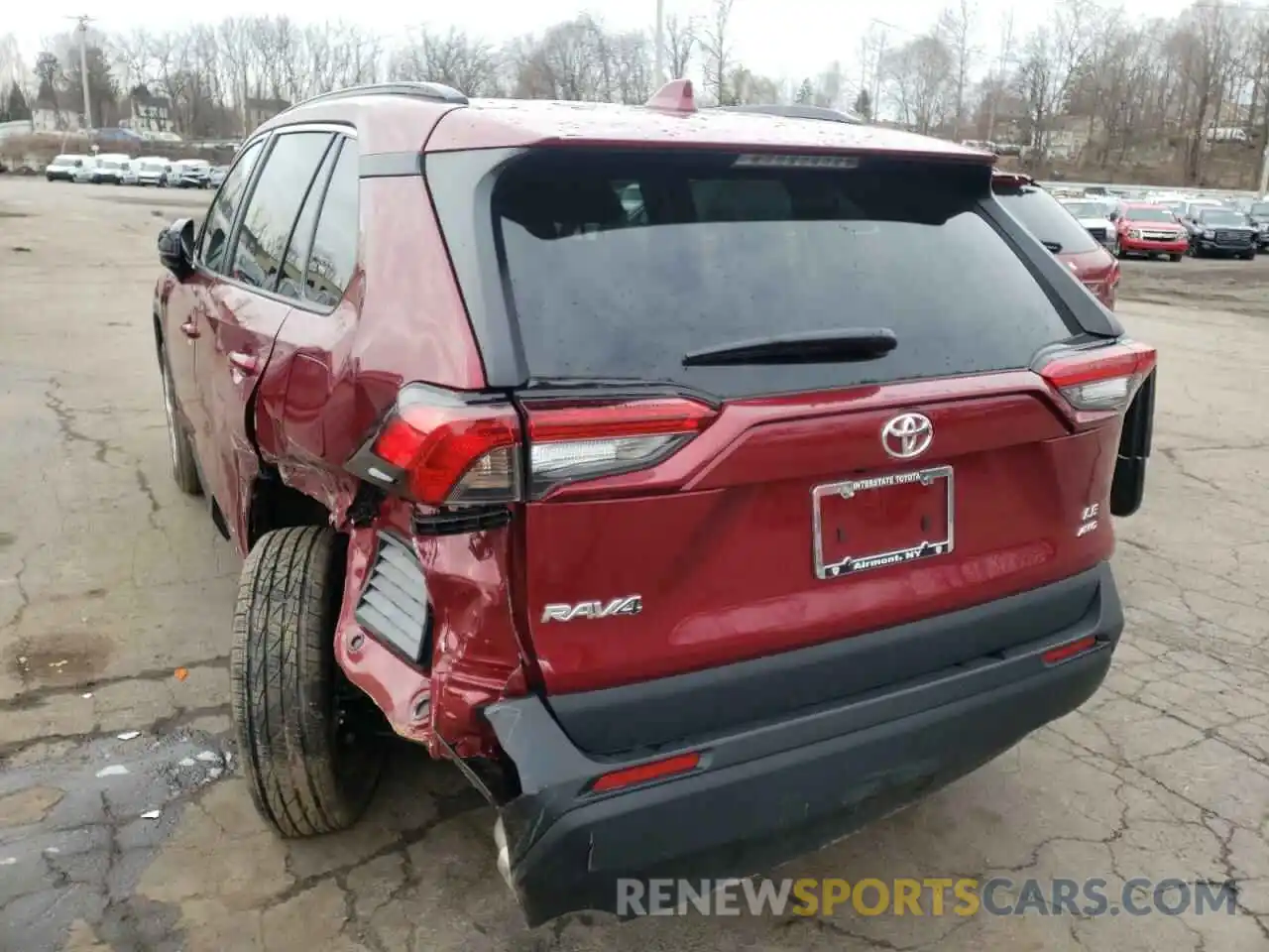 3 Photograph of a damaged car 2T3F1RFV9MW243502 TOYOTA RAV4 2021