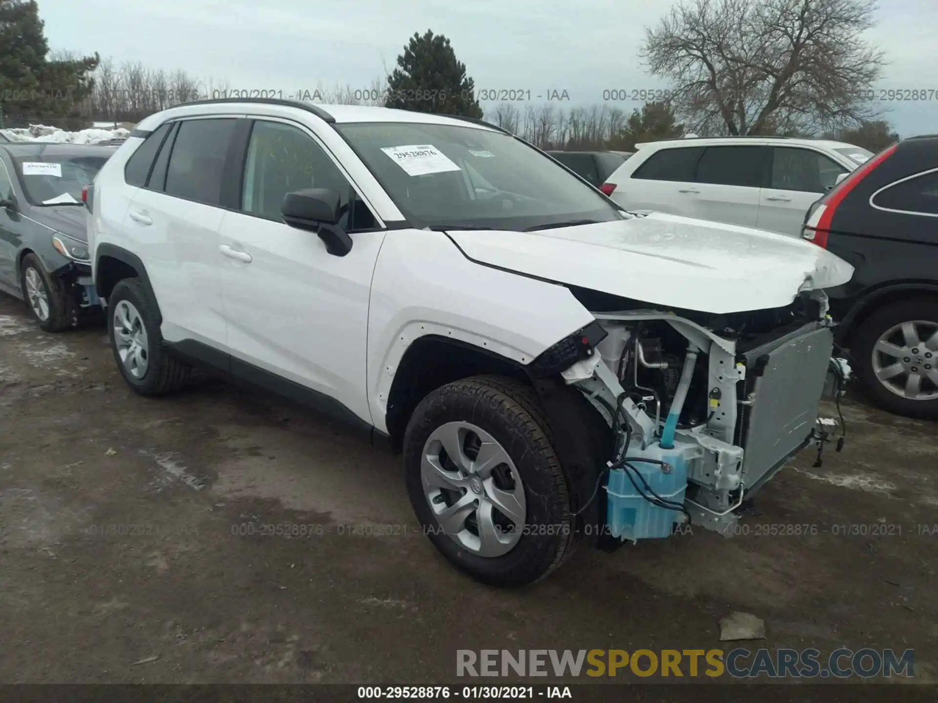 1 Фотография поврежденного автомобиля 2T3F1RFVXMC143474 TOYOTA RAV4 2021