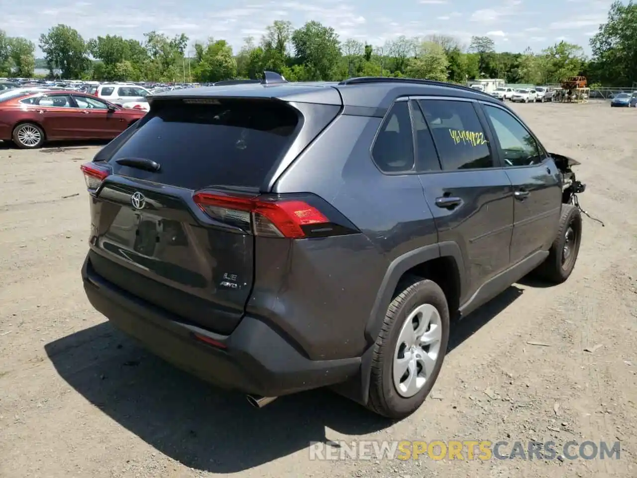 4 Фотография поврежденного автомобиля 2T3F1RFVXMC154670 TOYOTA RAV4 2021