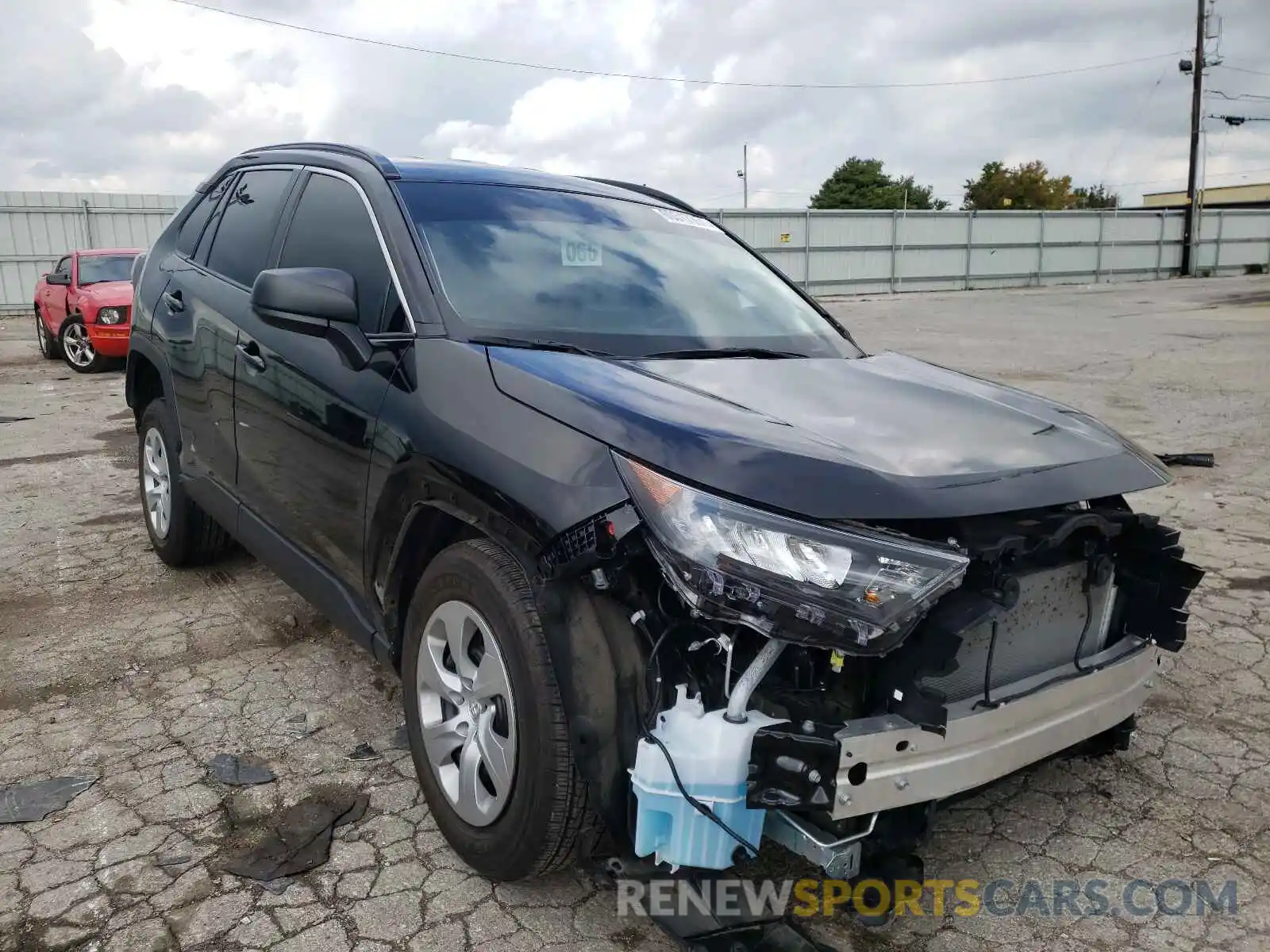 1 Photograph of a damaged car 2T3F1RFVXMC160582 TOYOTA RAV4 2021