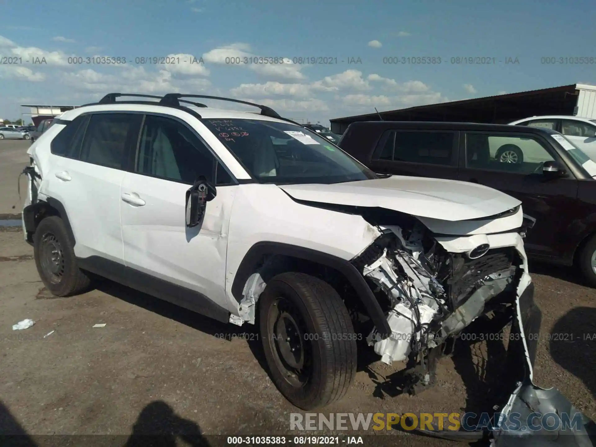 1 Photograph of a damaged car 2T3F1RFVXMC166382 TOYOTA RAV4 2021